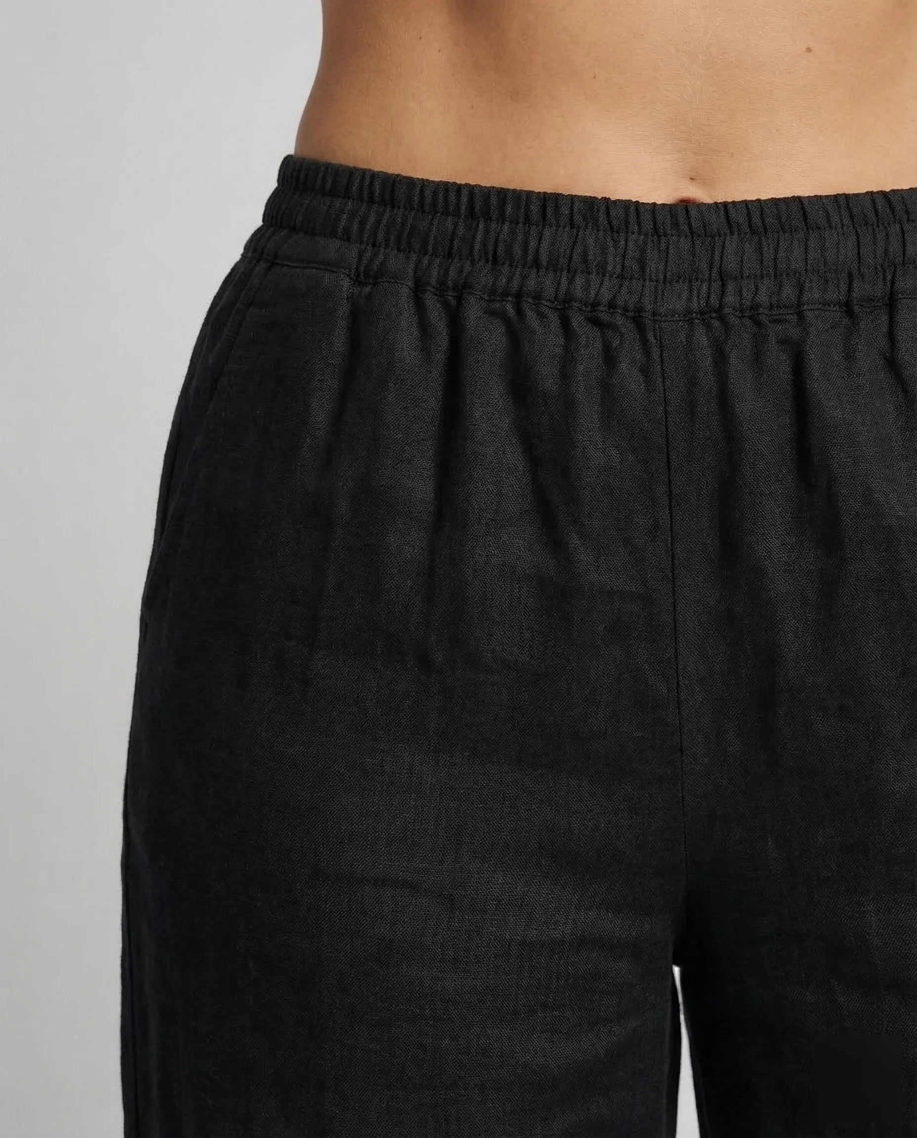 Damen Palazzo Hose Leinenmix - Image 3