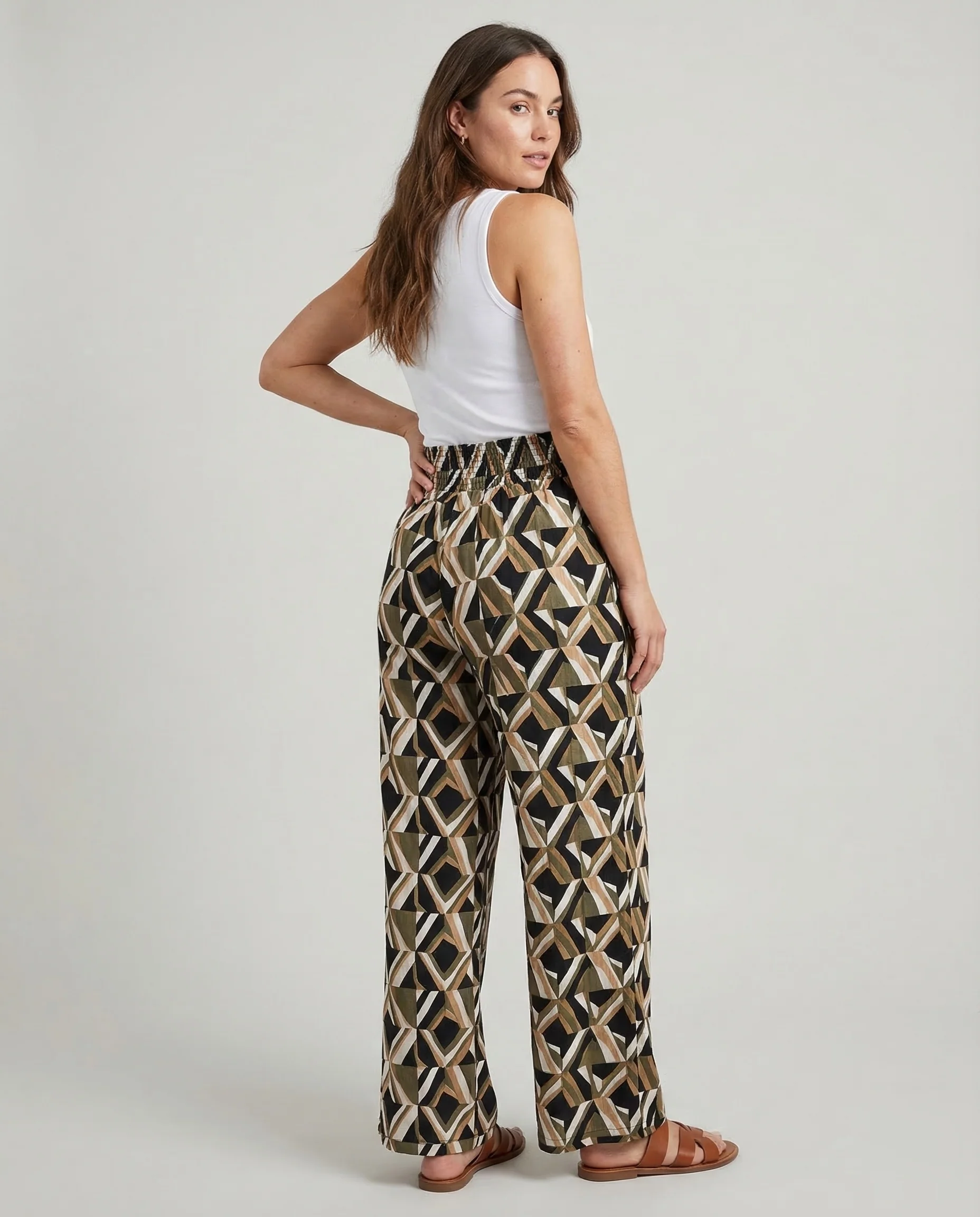 Damen Palazzo Hose Weit - Image 4