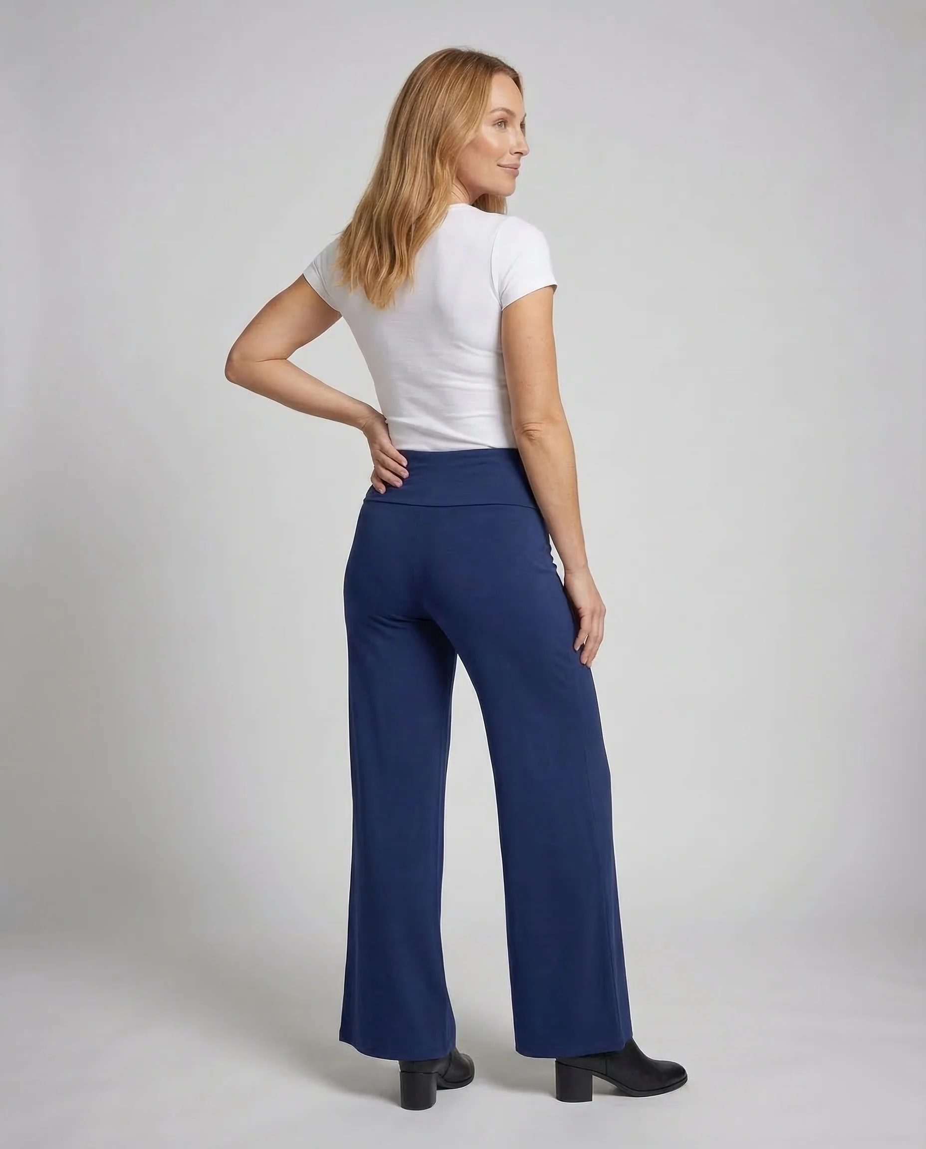 Damen Palazzo Hose High Waist - Image 4