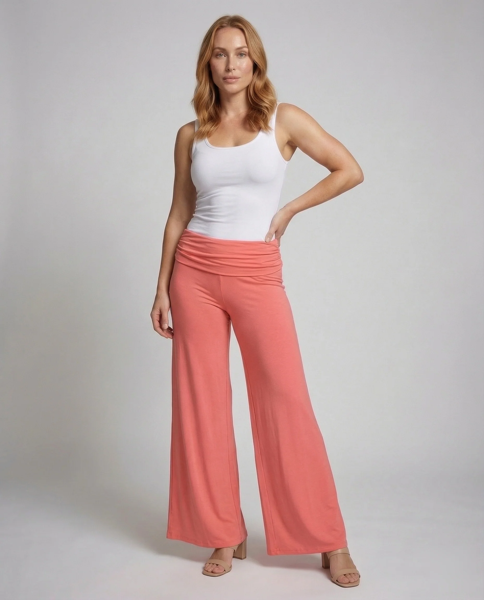 Damen Palazzo Hose Jersey - Image 2