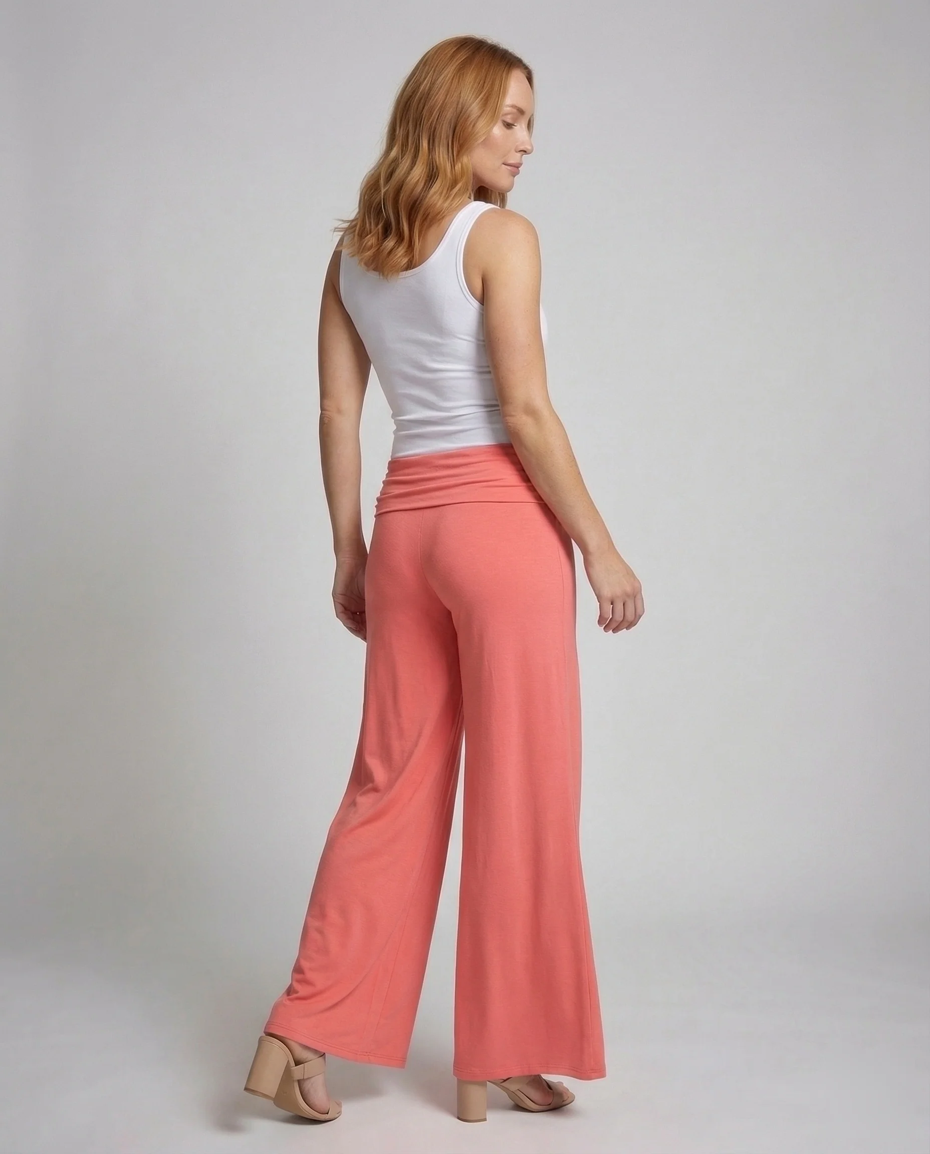 Damen Palazzo Hose Jersey - Image 4