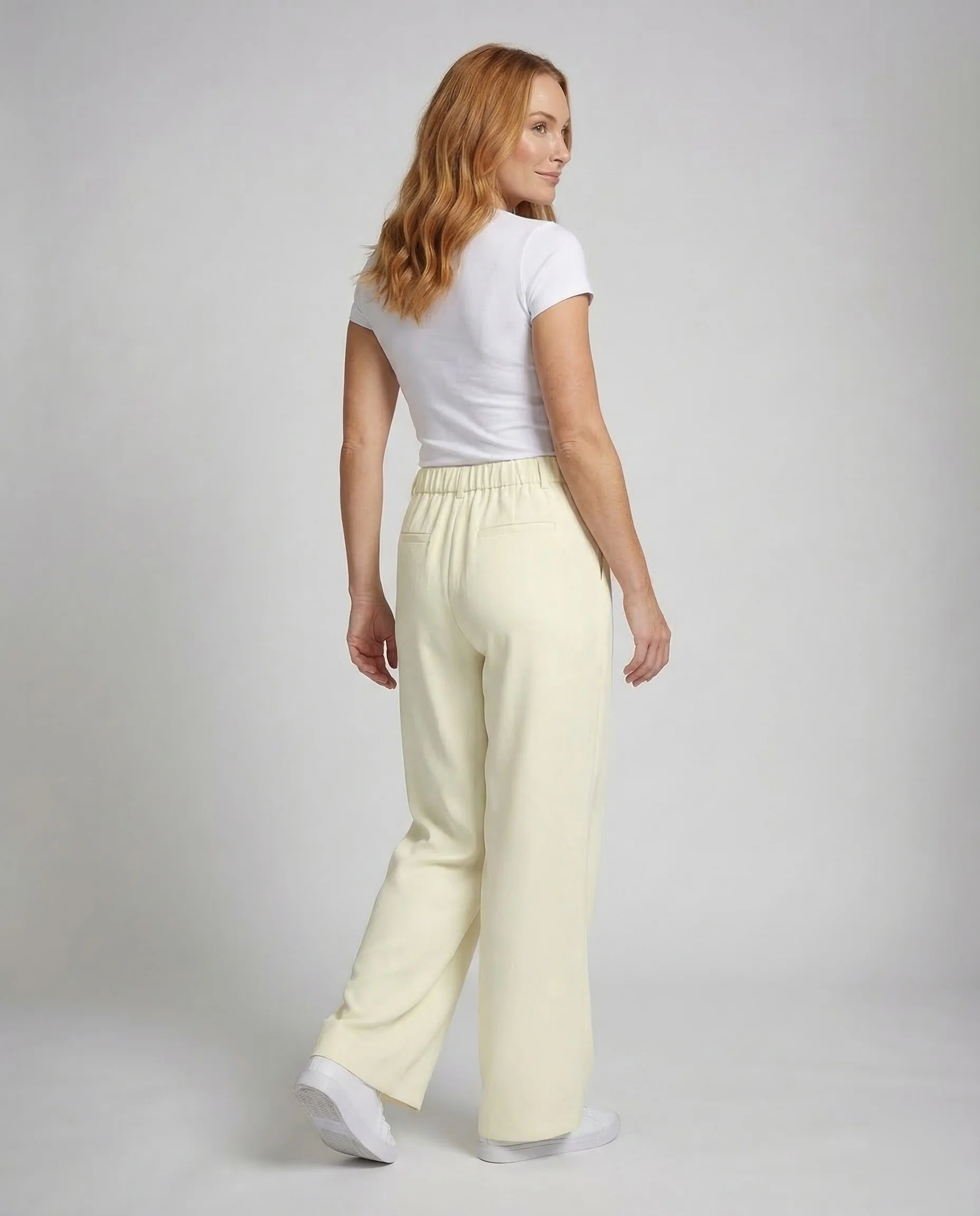 Damen Palazzo Hose Bügelfalte - Image 4