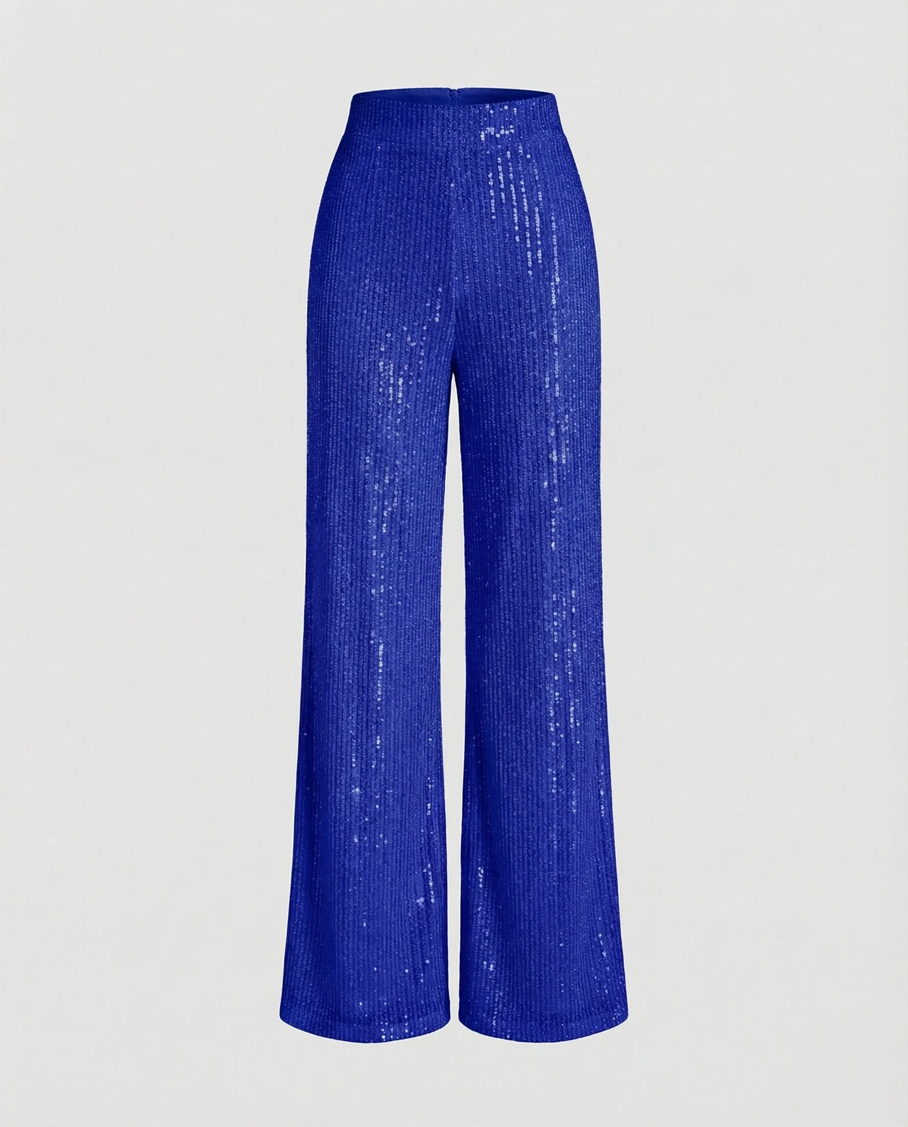 Damen Pailletten Plissee Hose - Image 10