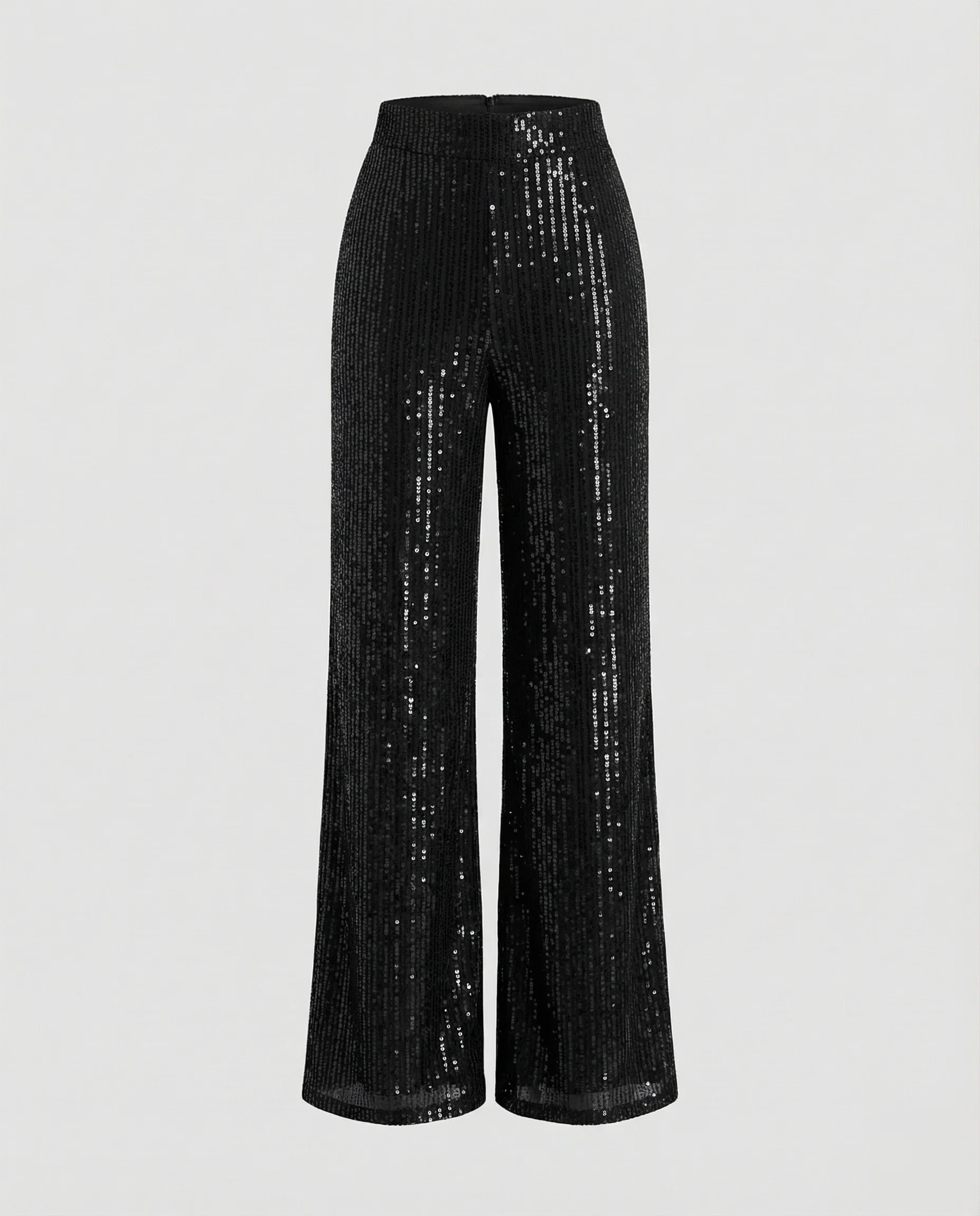 Damen Pailletten Plissee Hose - Image 12