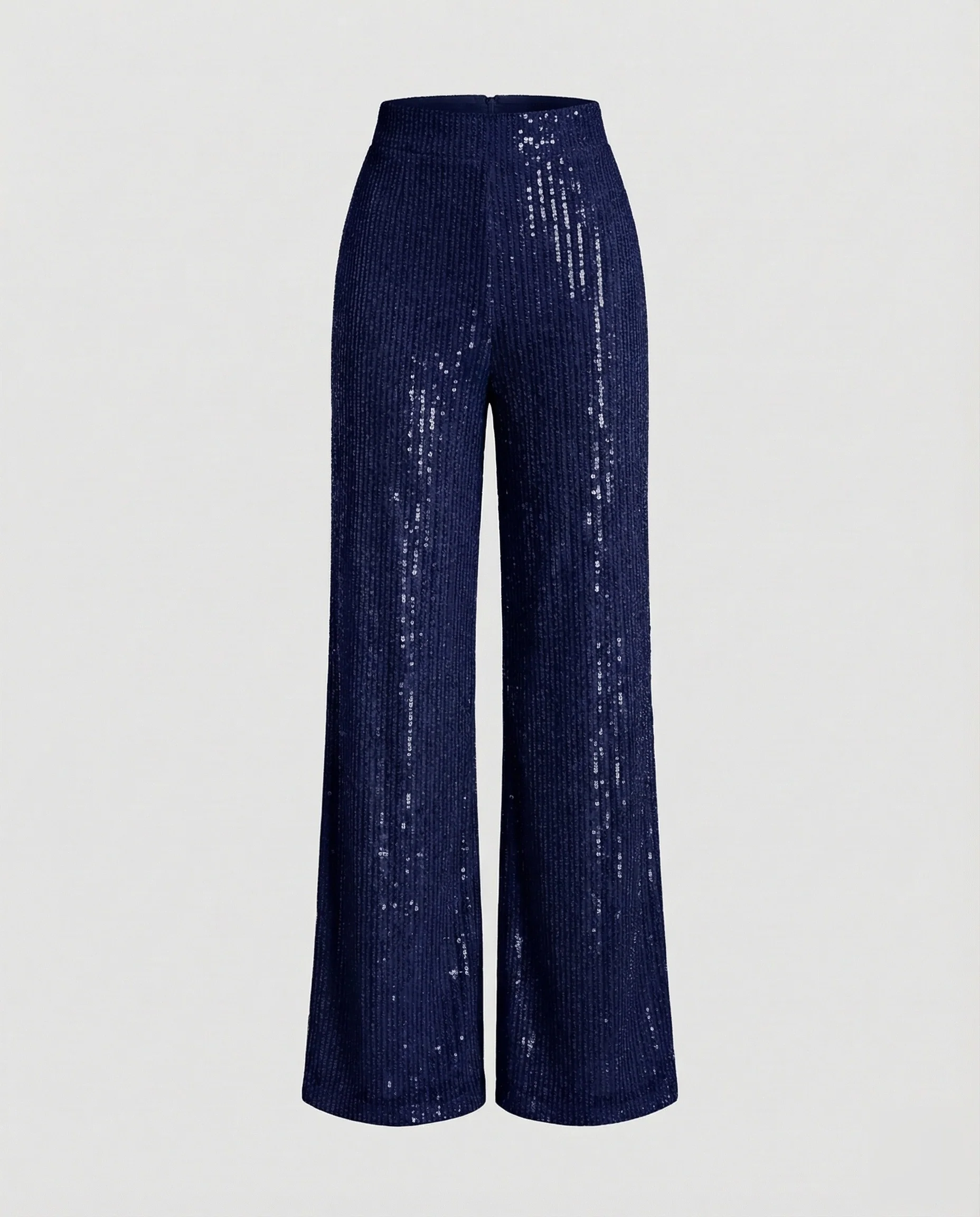 Damen Pailletten Plissee Hose - Image 16