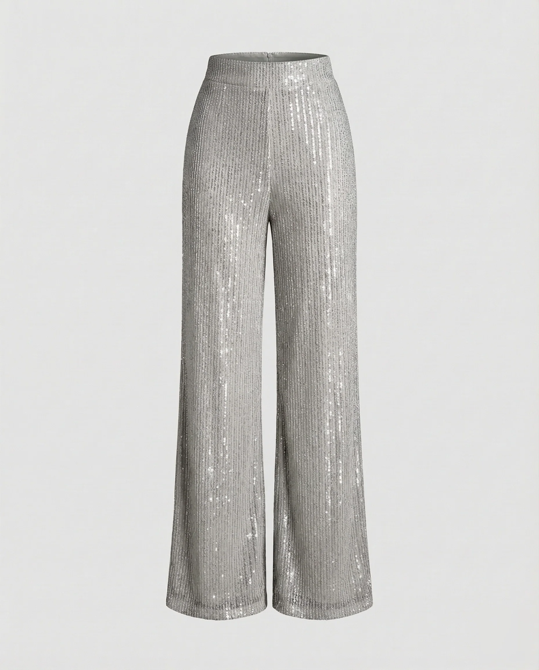 Damen Pailletten Plissee Hose - Image 17