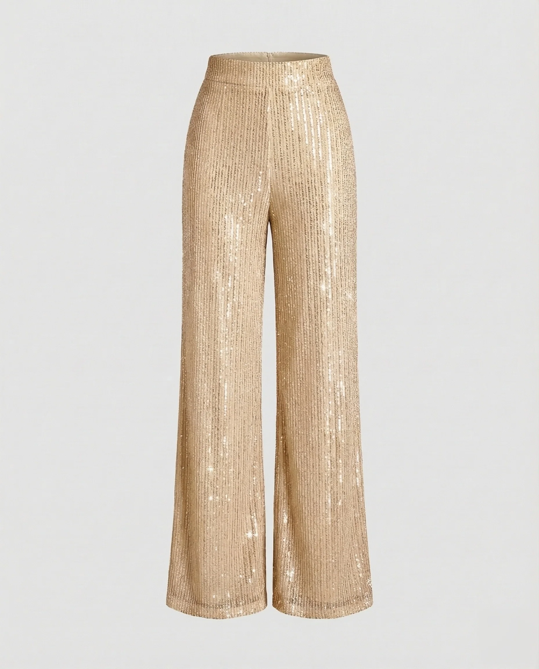 Damen Pailletten Plissee Hose - Image 18