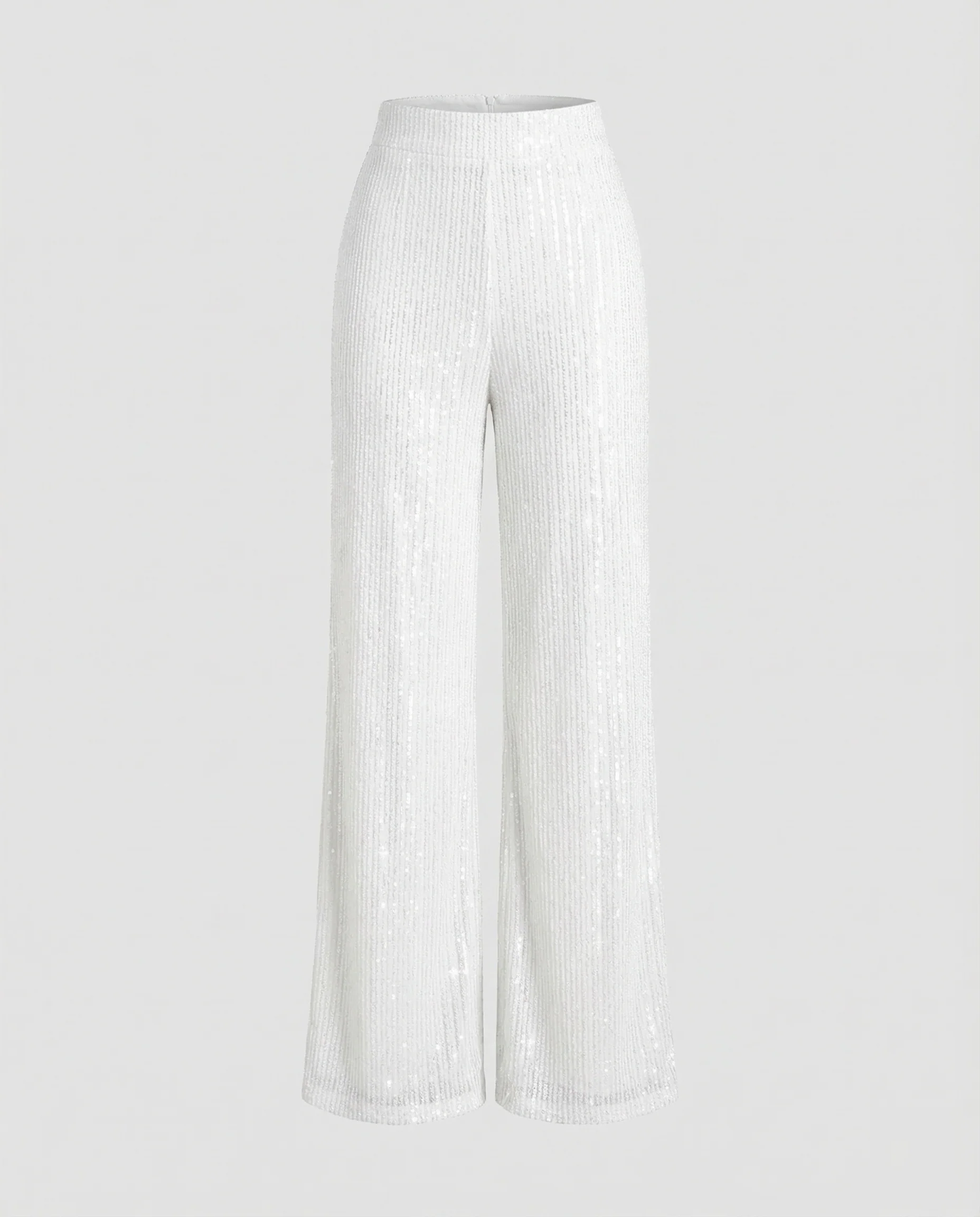 Damen Pailletten Plissee Hose - Image 4