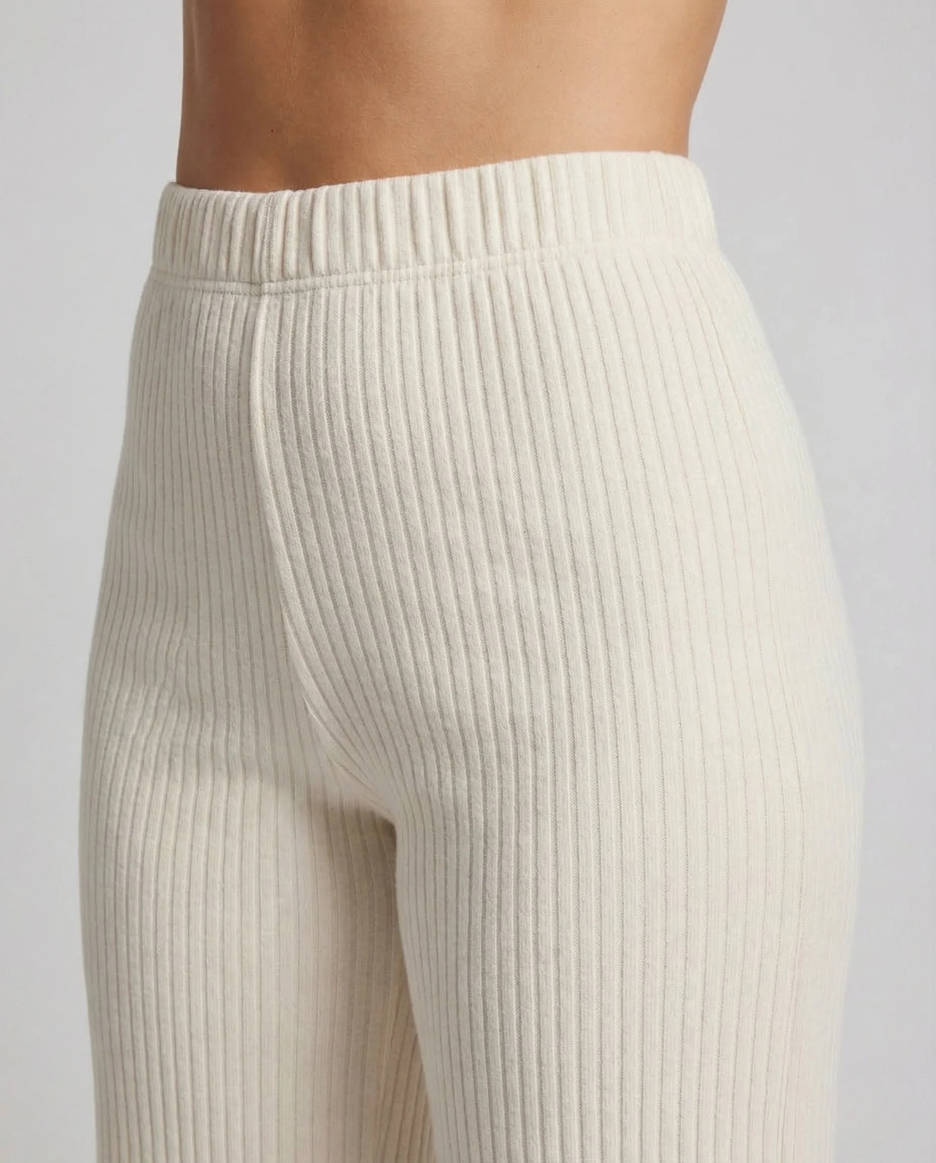 Damen Relaxhose Rippjersey Elastikbund - Image 3