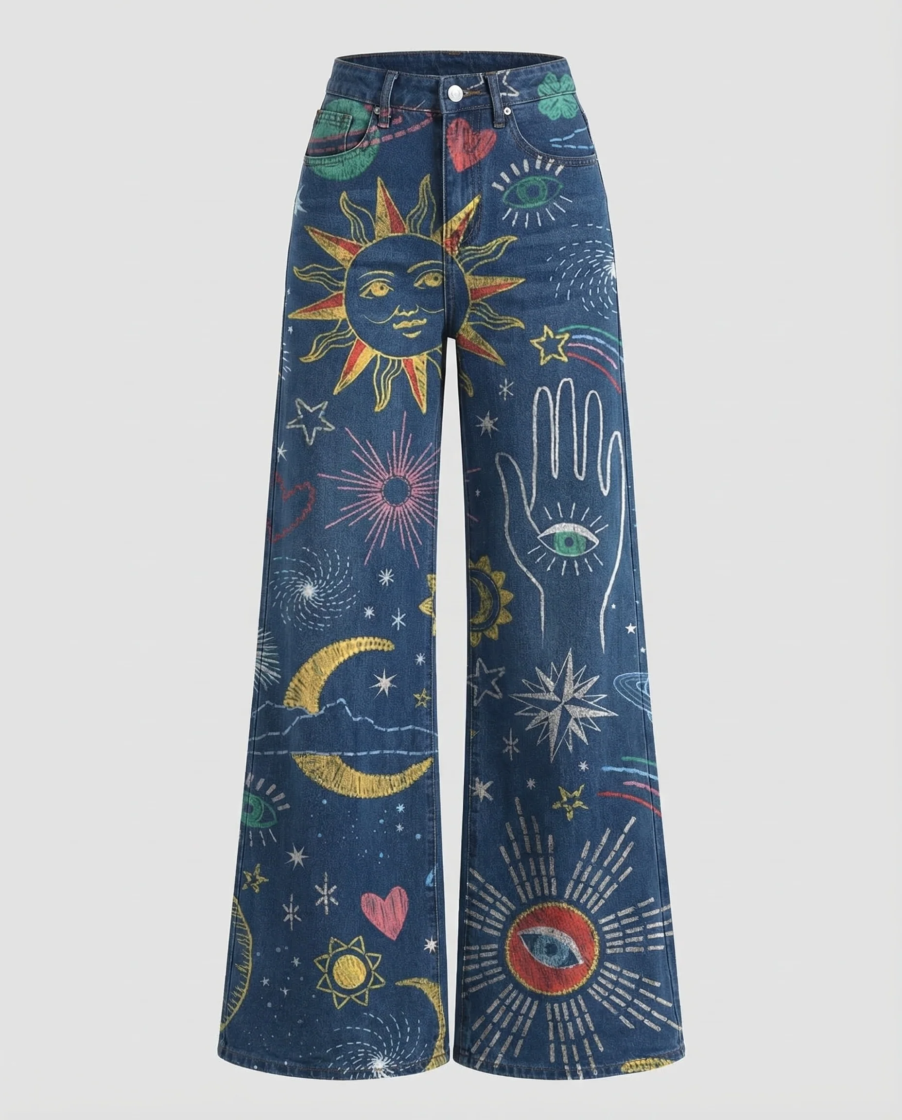 Damen Flared Hose High Waist - Image 5