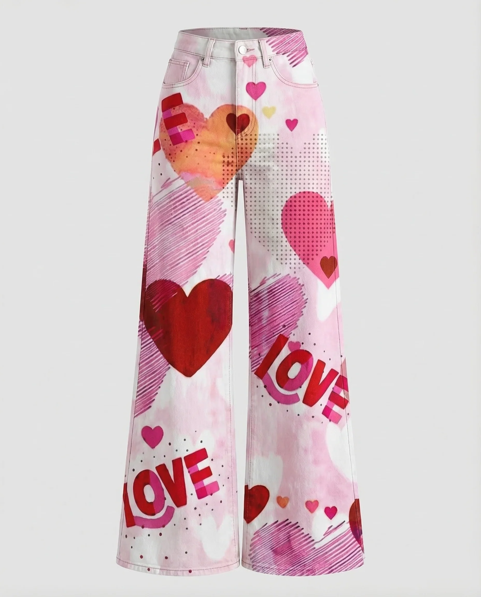 Damen Flared Hose High Waist - Image 8