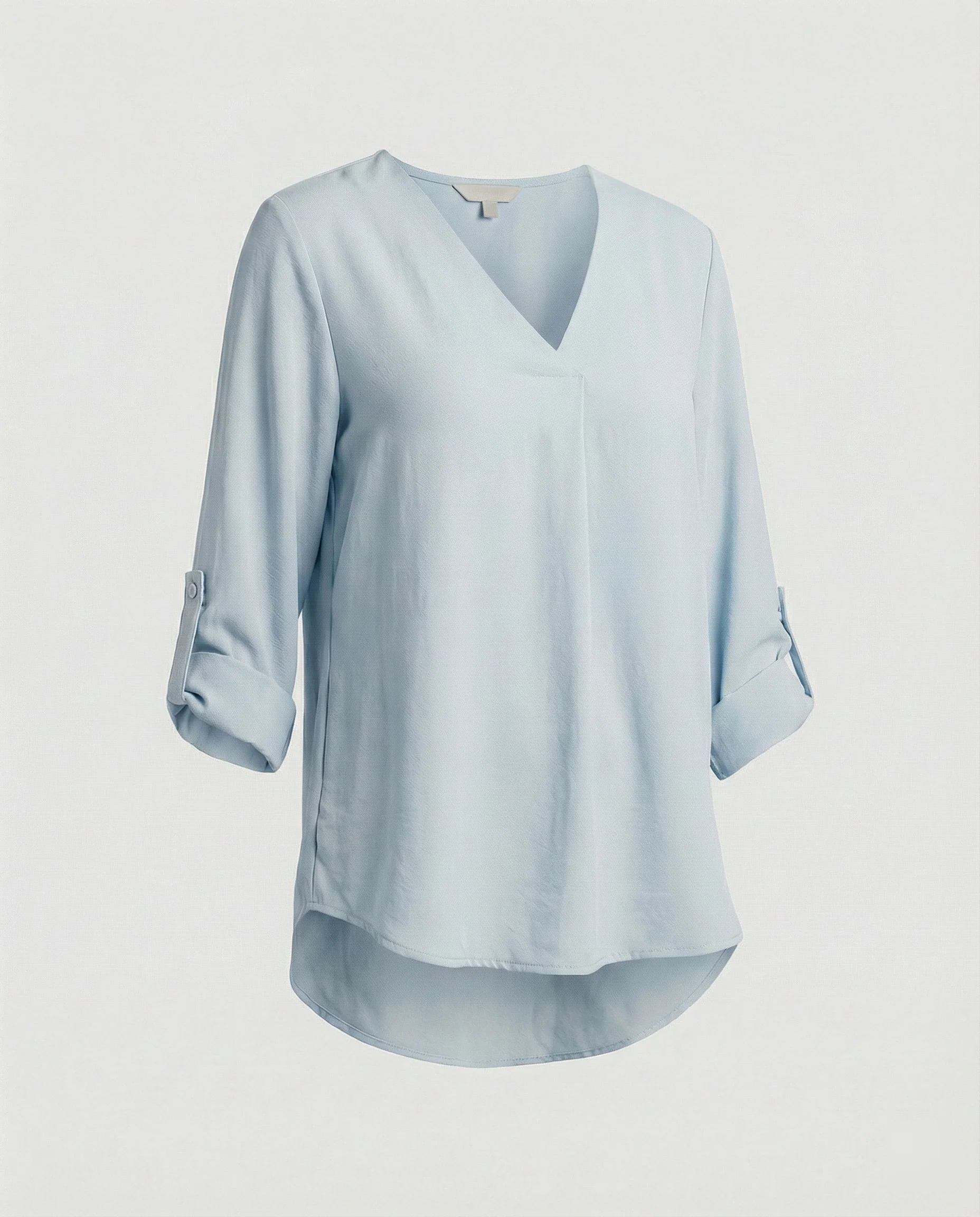Tunika Bluse Damen mit Umschlagärmeln - Image 8