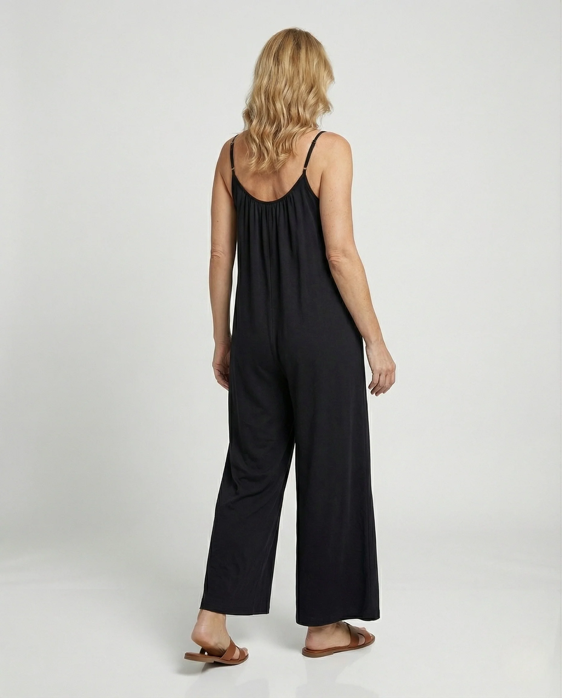 Damen Ärmelloser Overall mit Spaghettiträgern - Image 3