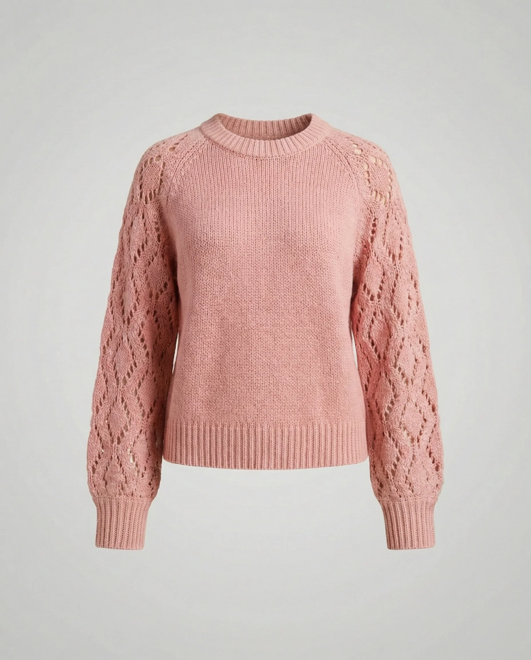 Damen Strickpullover V-Ausschnitt Weit - Image 10