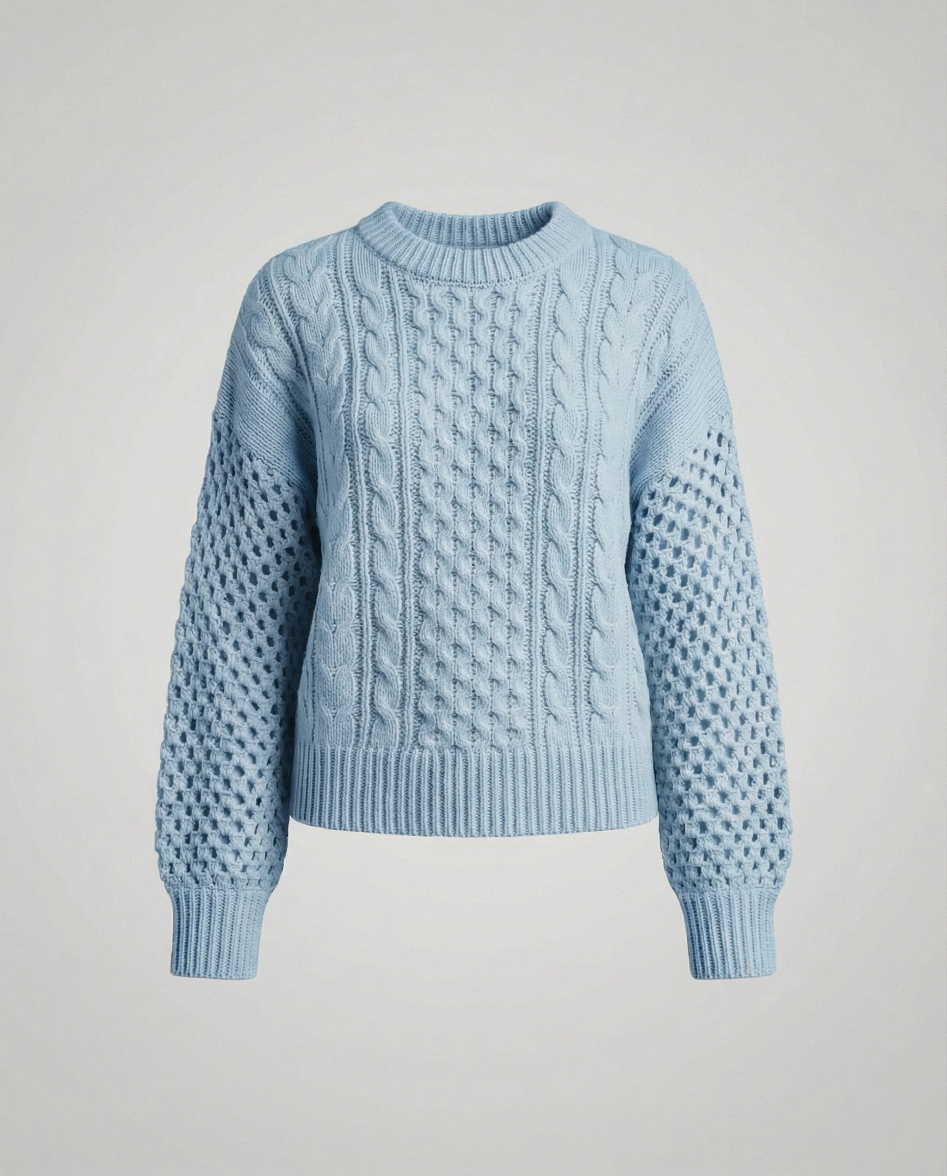 Damen Strickpullover V-Ausschnitt Weit - Image 11