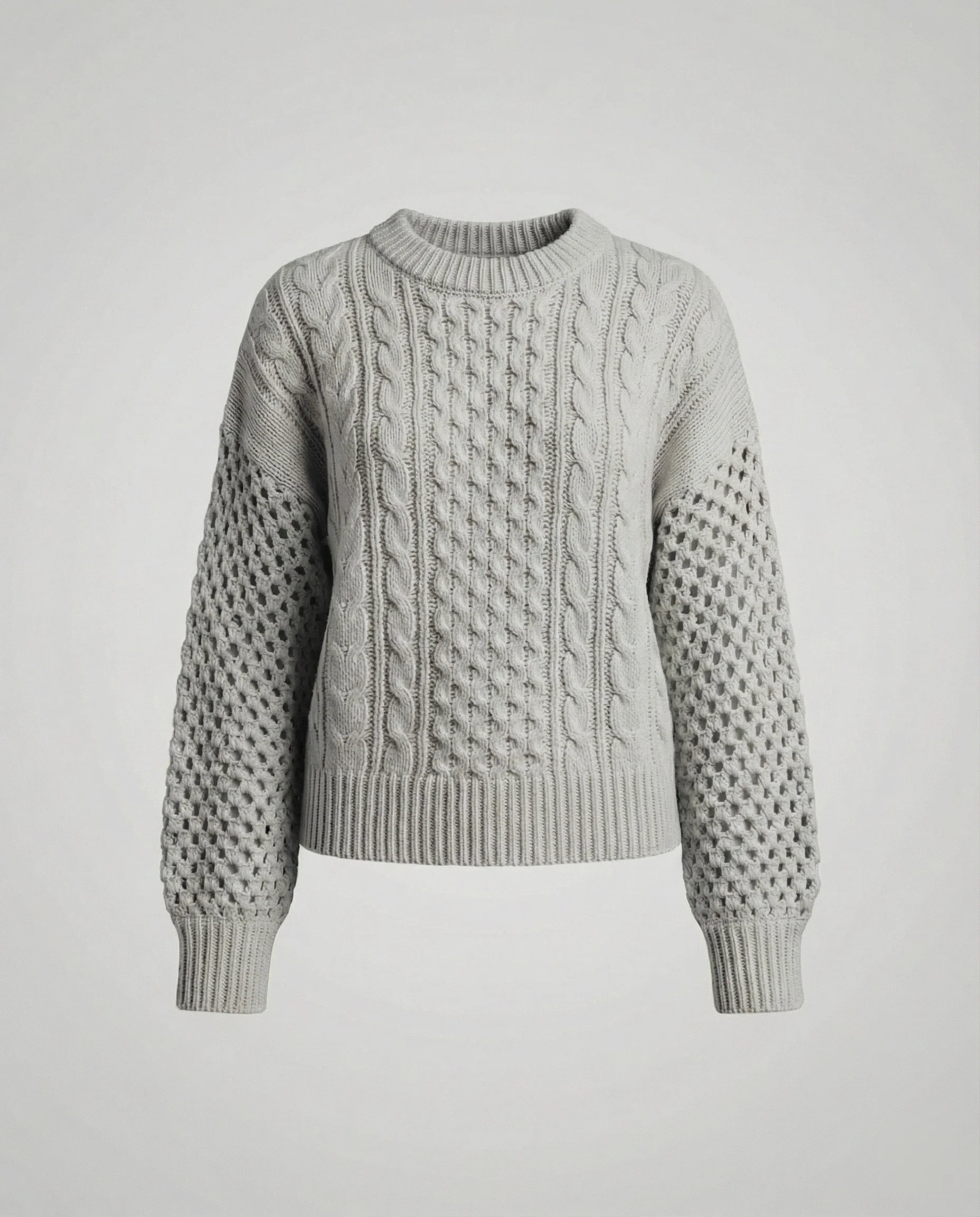 Damen Strickpullover V-Ausschnitt Weit - Image 8