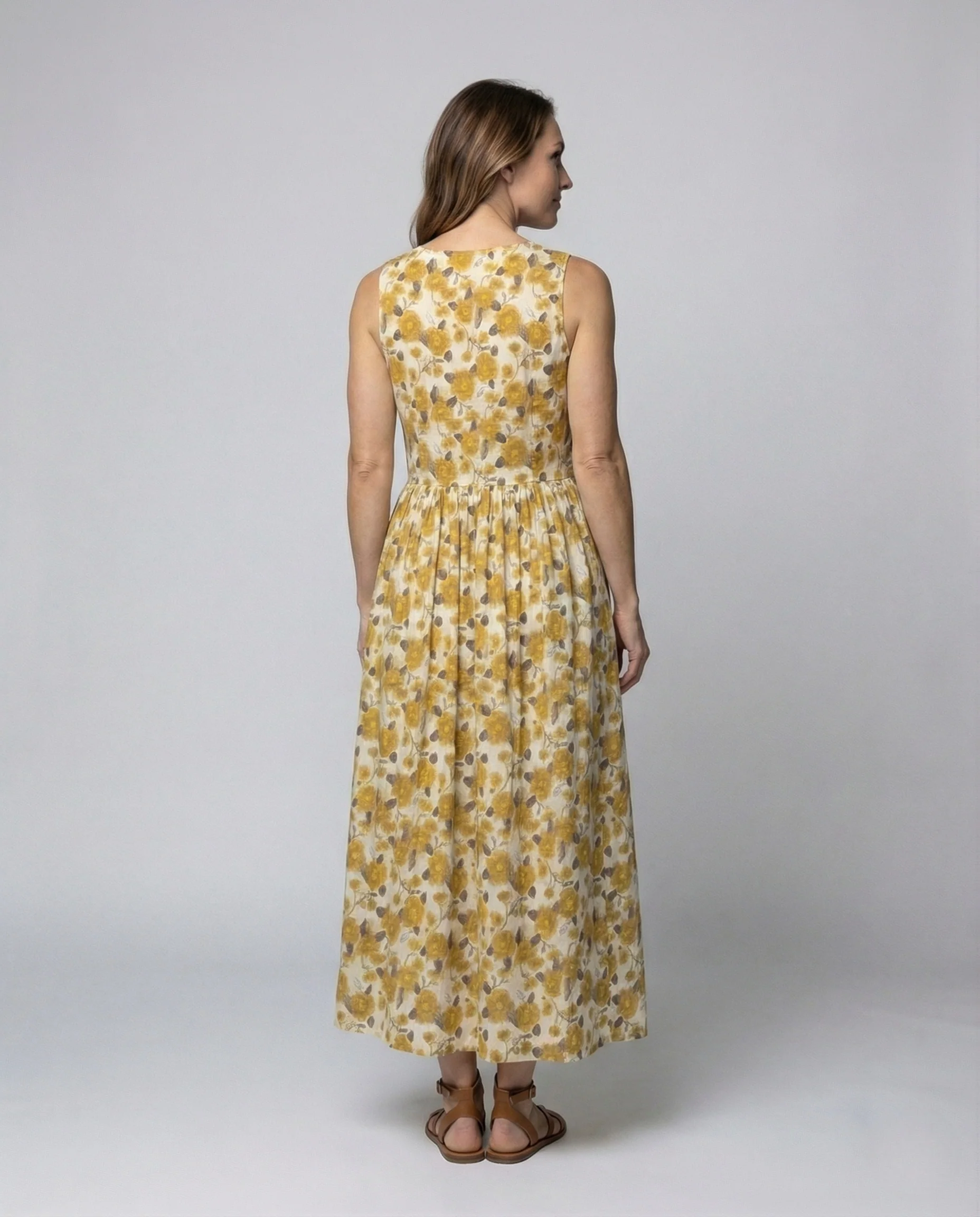 Damen Freizeit Maxikleid mit Floralem Print - Image 3