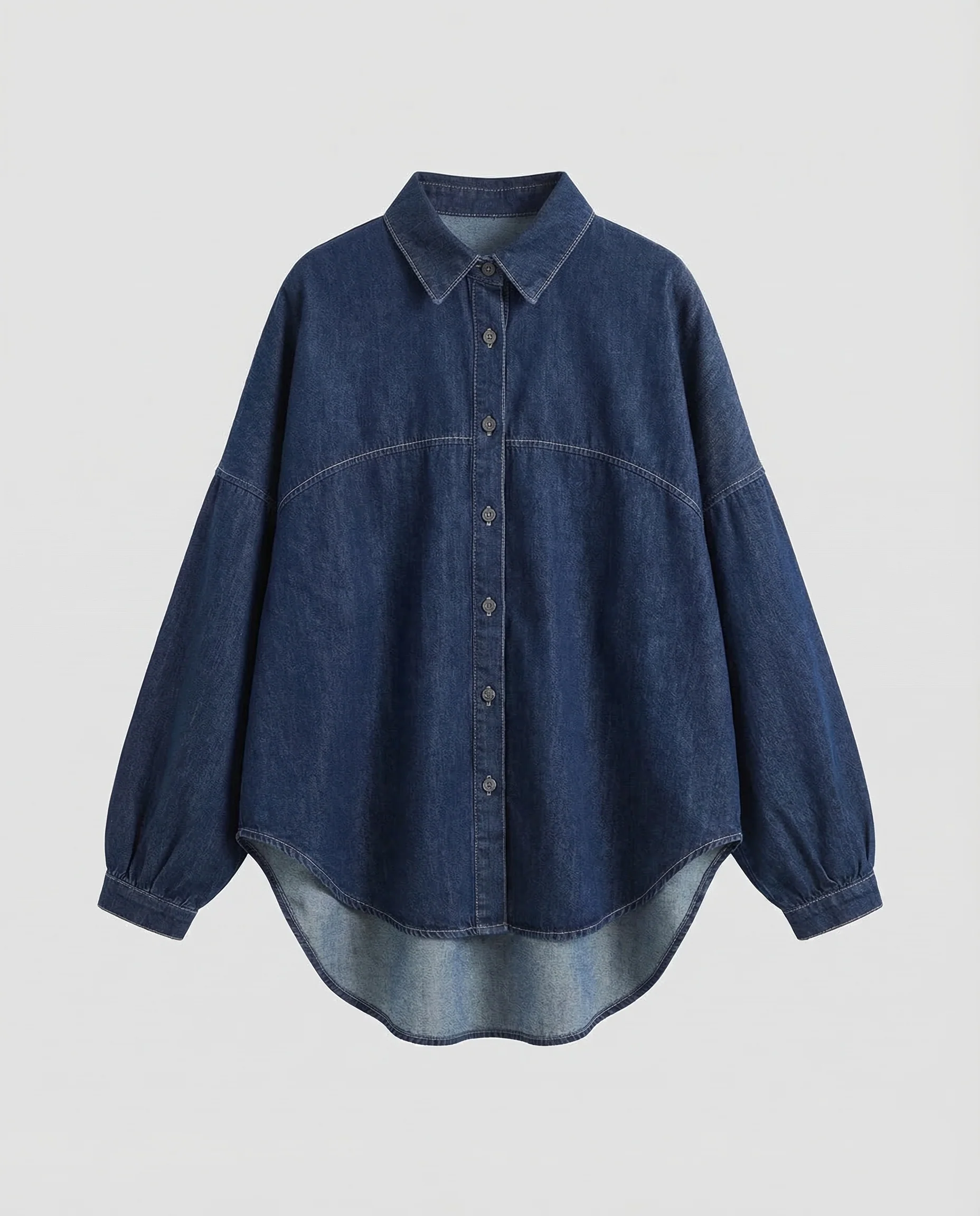 Damen Jeanshemd Oversize - Image 5