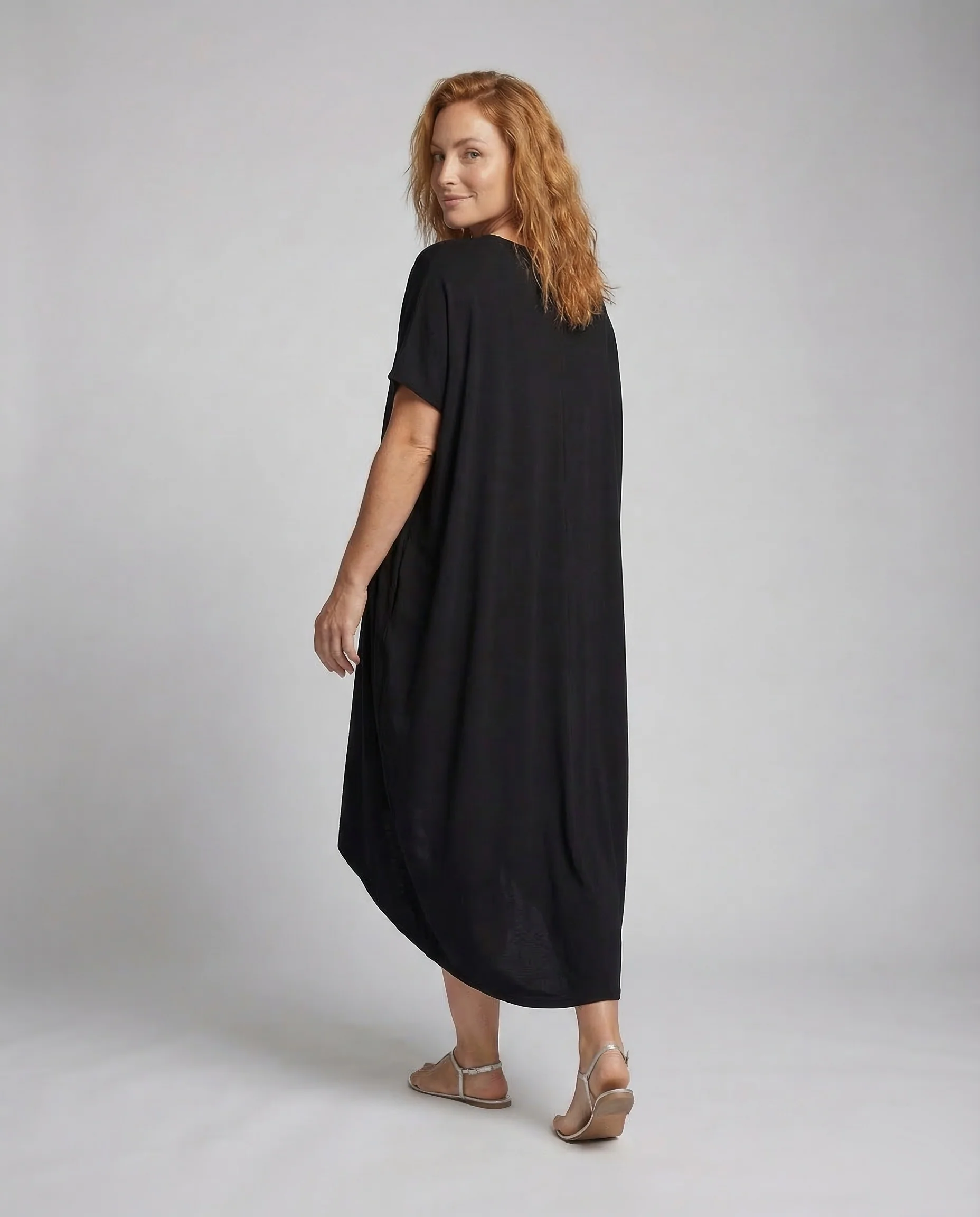 Damen Maxikleid Oversize Sommer - Image 4