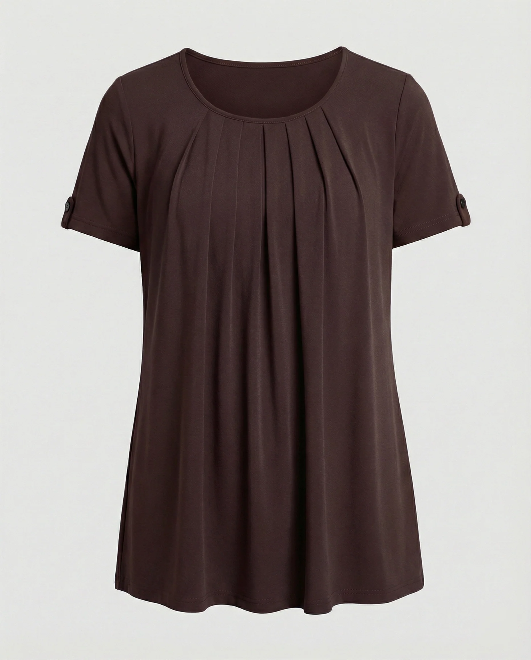 A-Linien Tunika Damen mit kurzem Arm - Image 11
