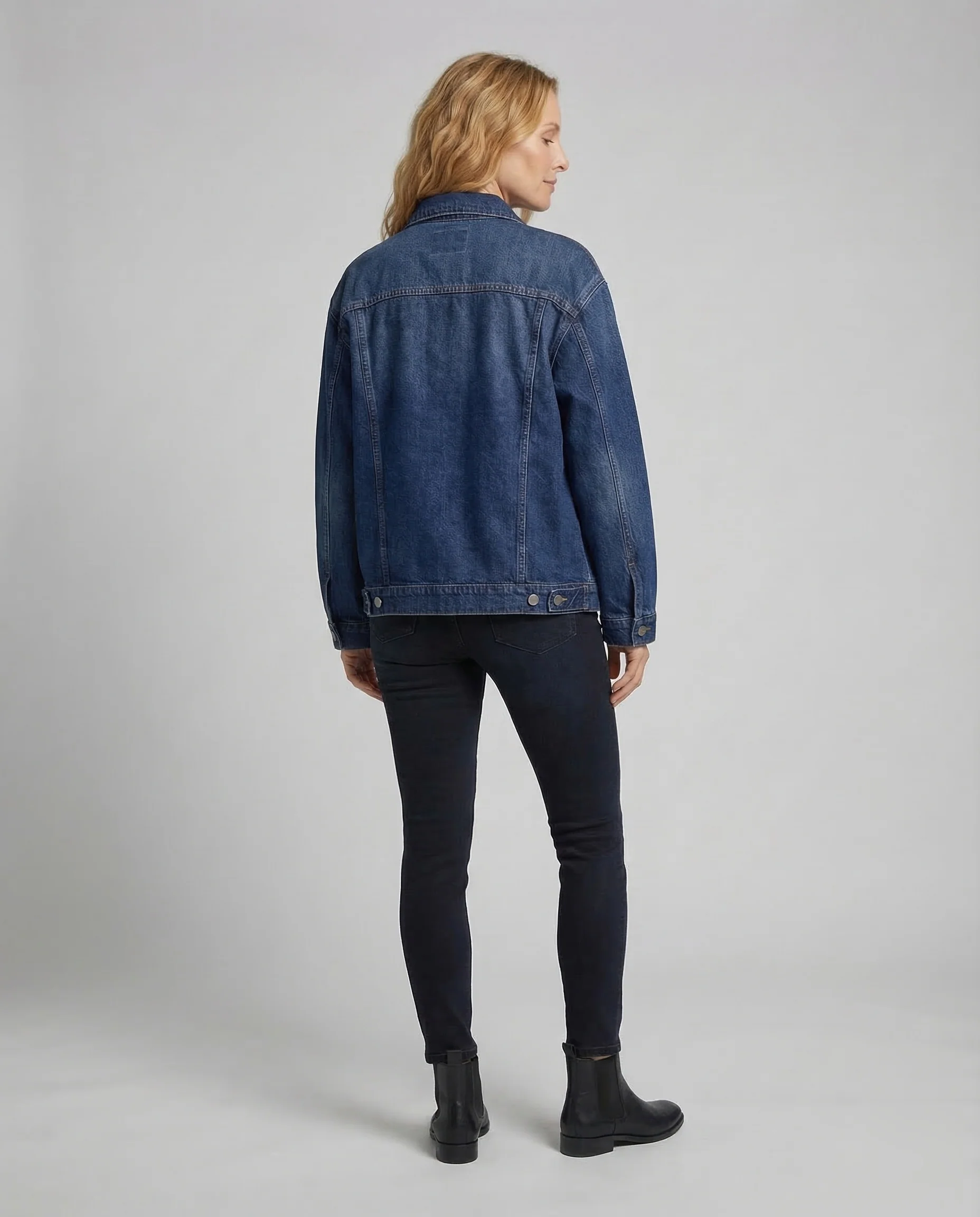 Damen Oversize Workwear-Jeansjacke - Image 4