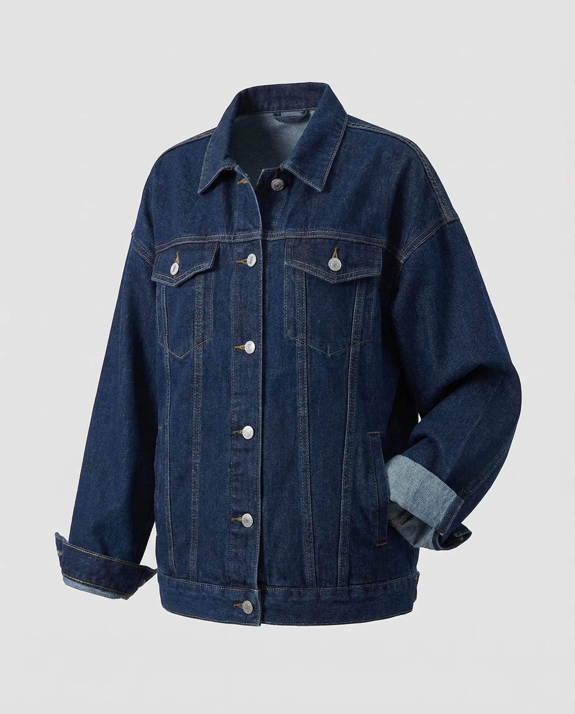 Damen Oversize Workwear-Jeansjacke - Image 5