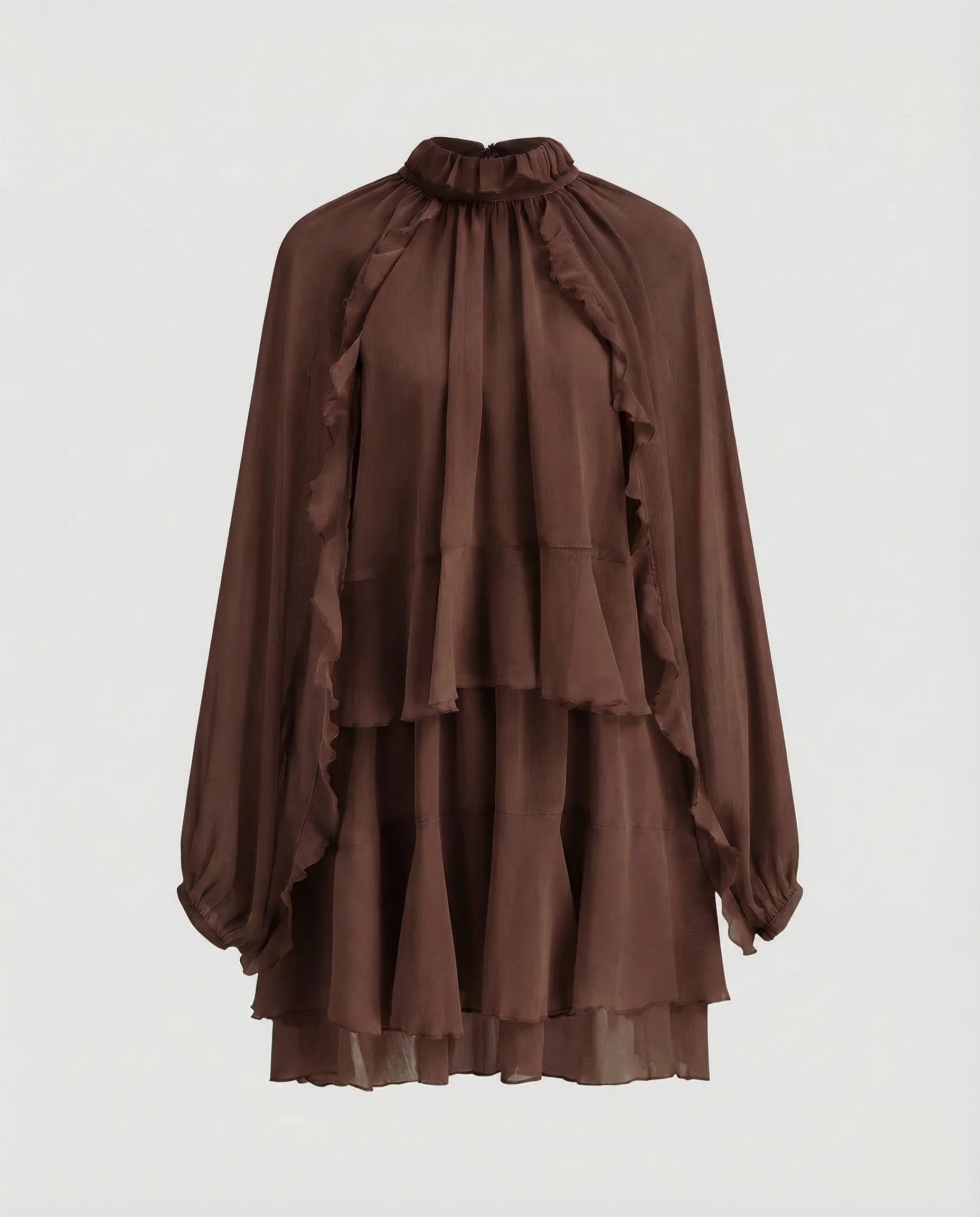 Freizeitkleid Damen Chiffon Tunika - Image 10