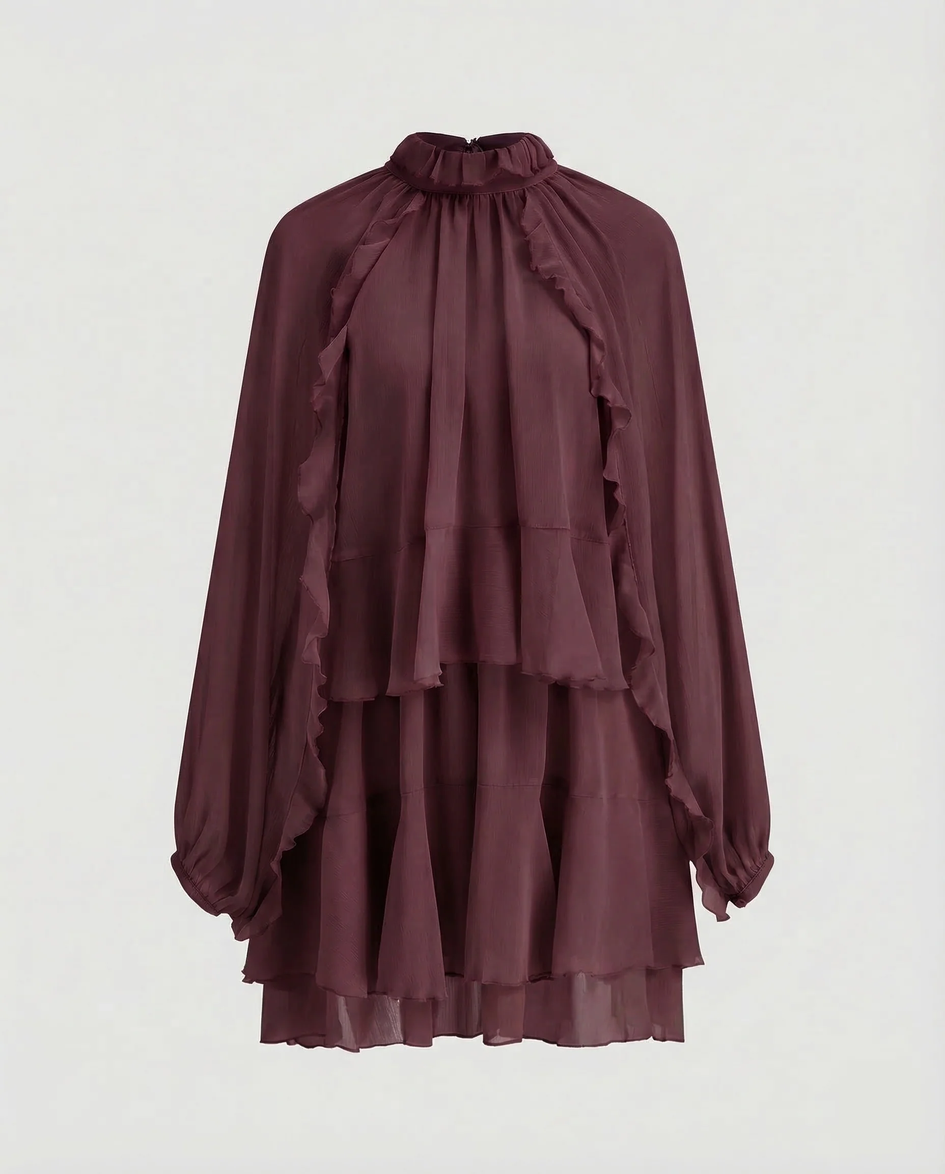 Freizeitkleid Damen Chiffon Tunika - Image 11