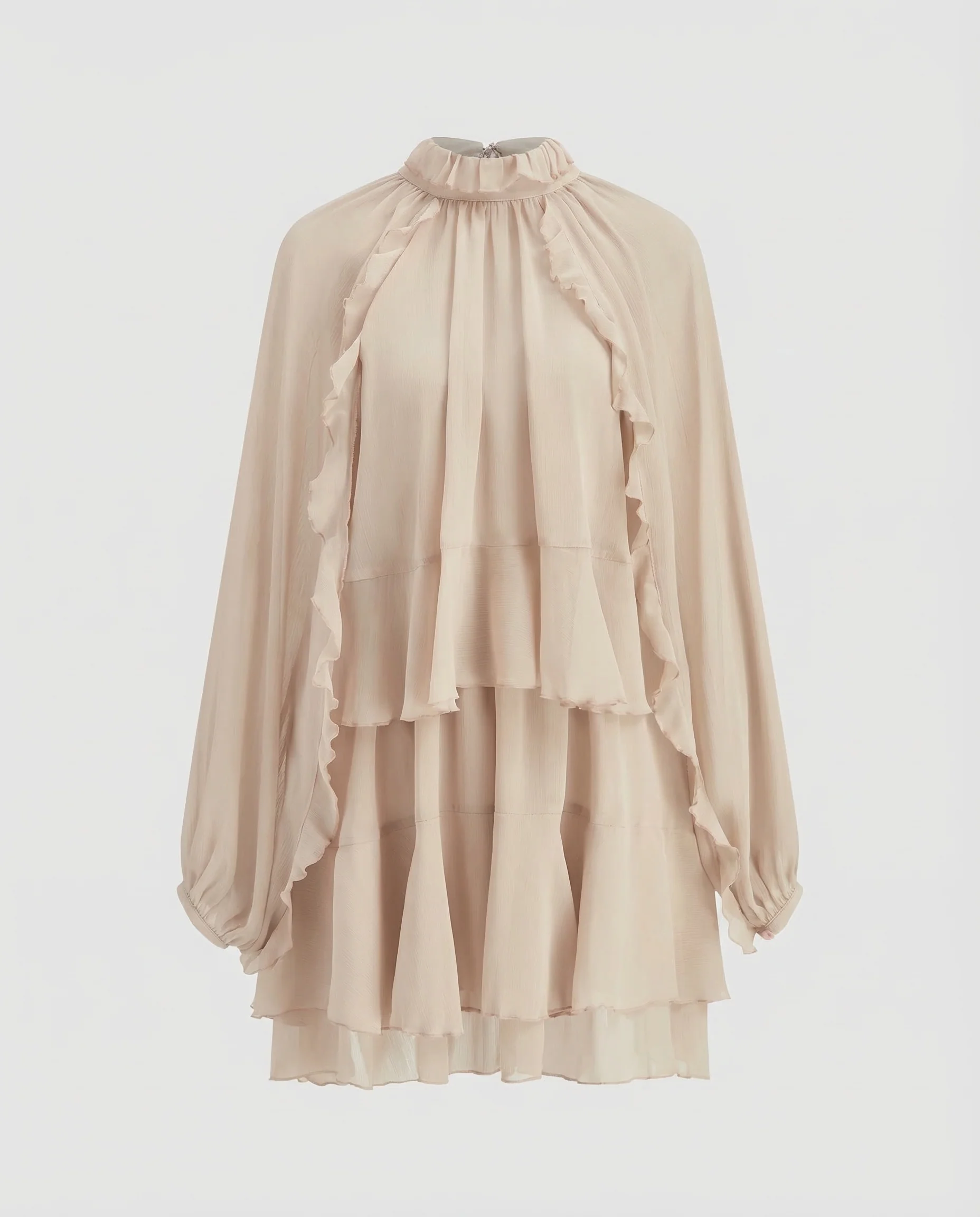 Freizeitkleid Damen Chiffon Tunika - Image 5