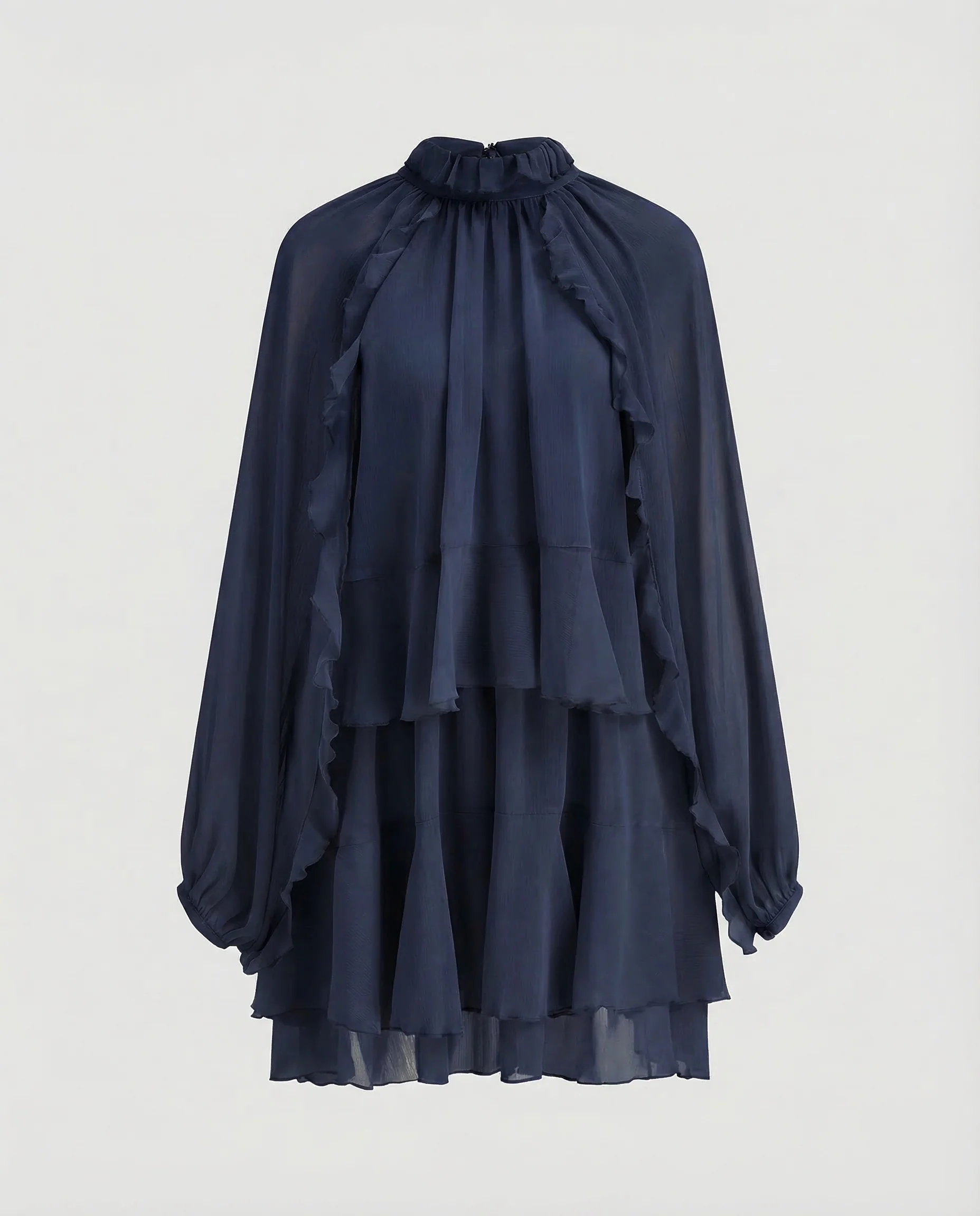 Freizeitkleid Damen Chiffon Tunika - Image 6