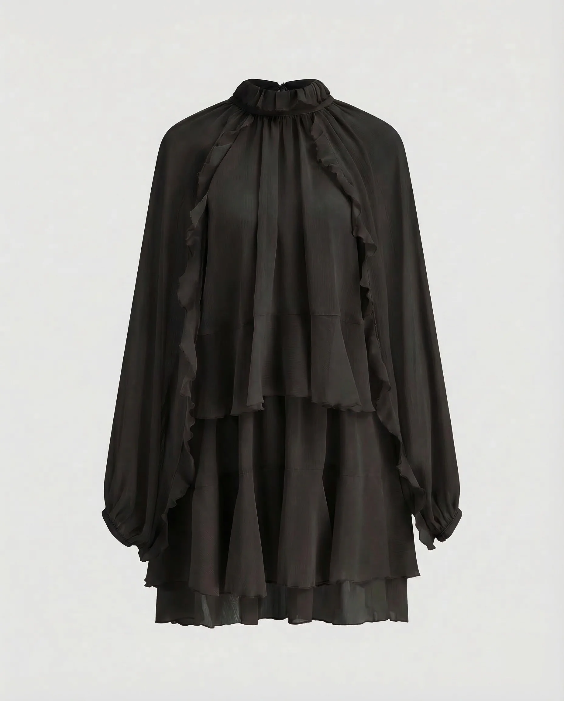 Freizeitkleid Damen Chiffon Tunika - Image 8