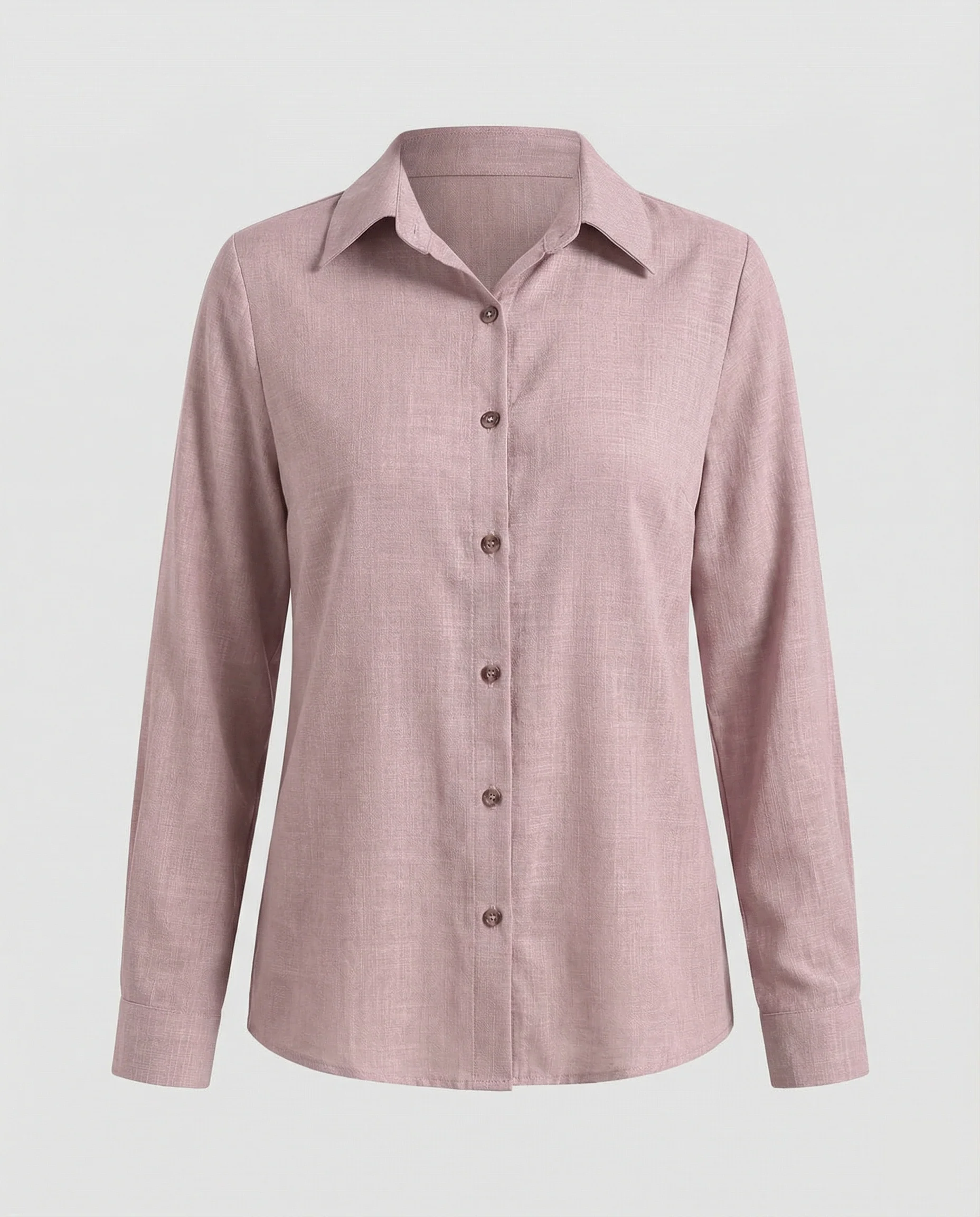 Zweifarbige Hemdbluse Jeansoptik Damen - Image 16
