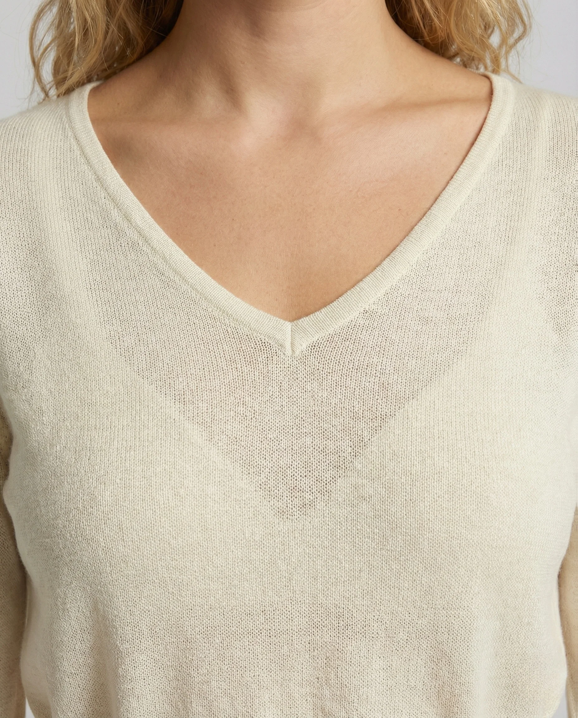 Damen Stricktop Zweiteiler mit Chiffon Maxirock - Image 2