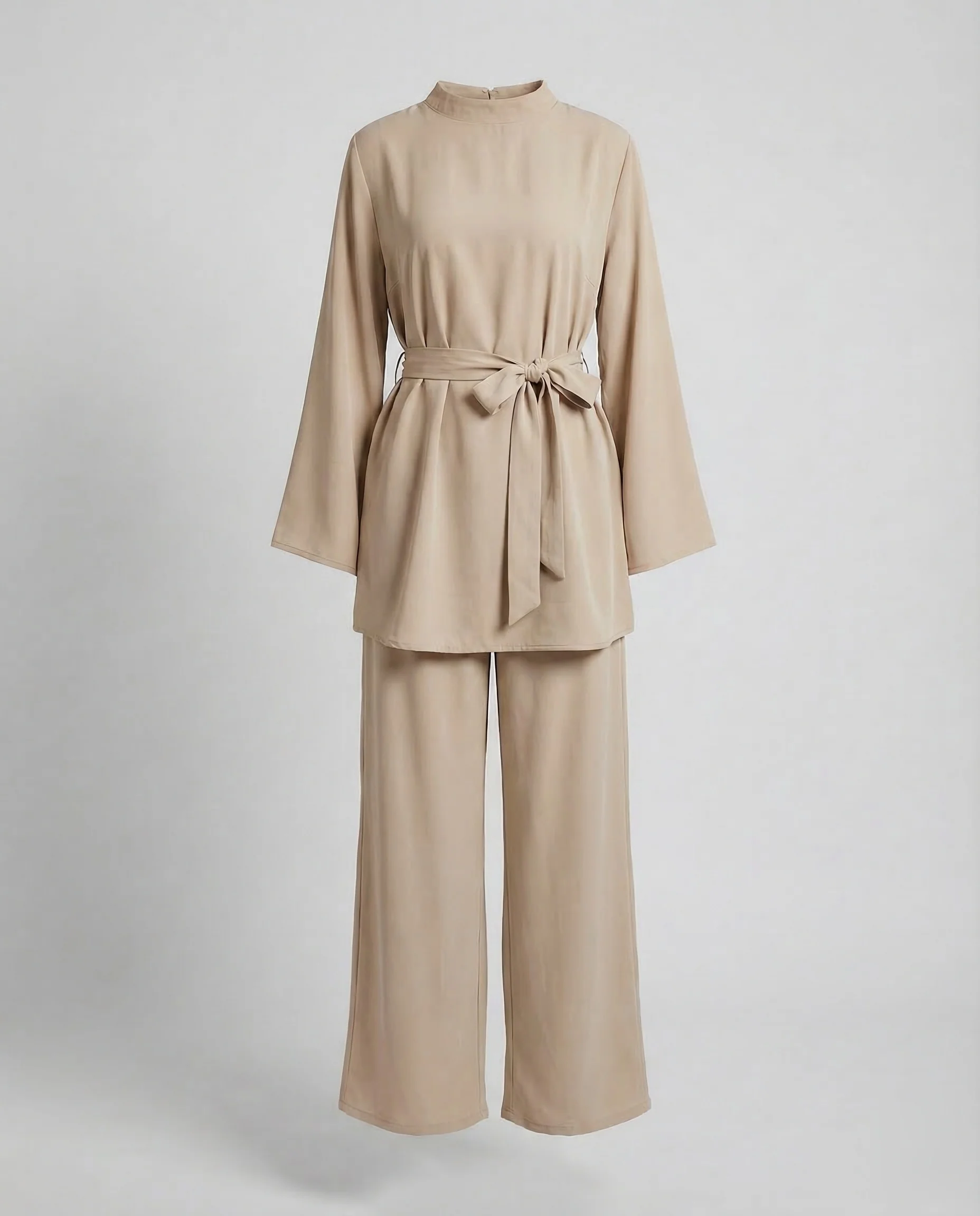 Damen Set Tunika Palazzo Hose - Image 5
