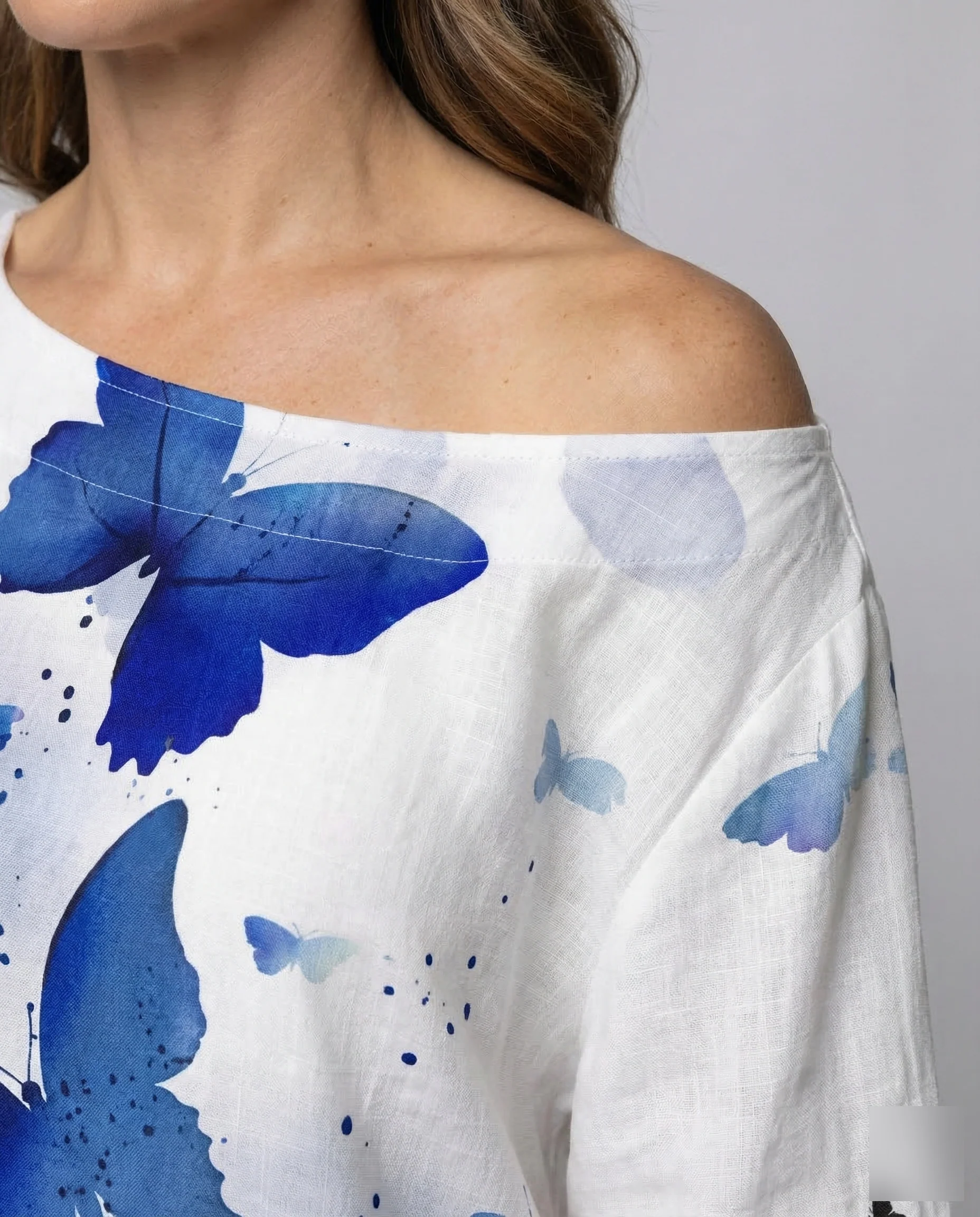 Damen Leinen Set Culotte - Image 2