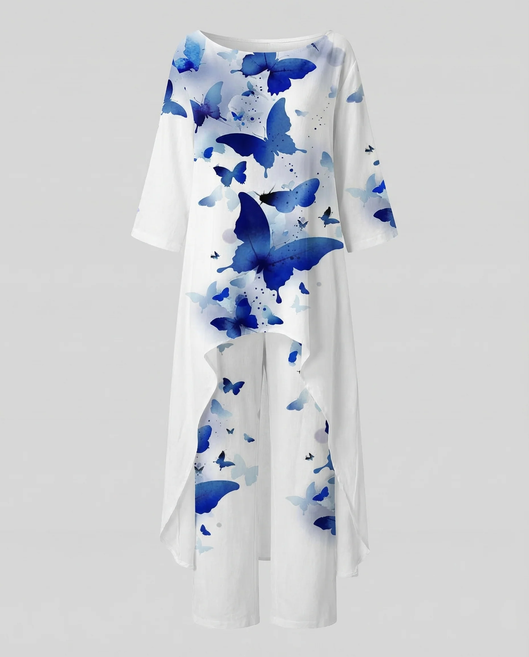 Damen Leinen Set Culotte - Image 4