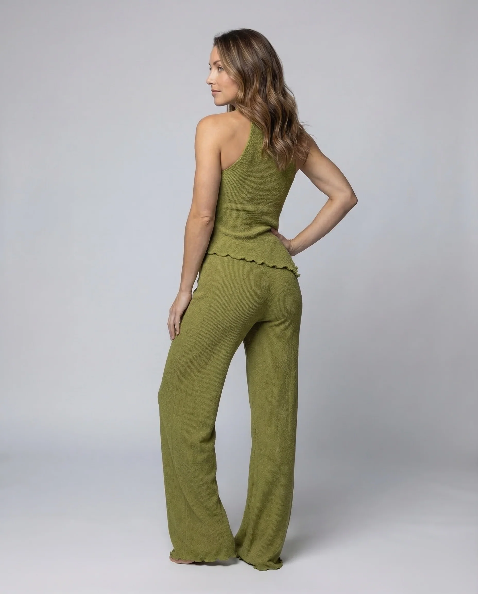 Damen Ripp Set Palazzo - Image 2