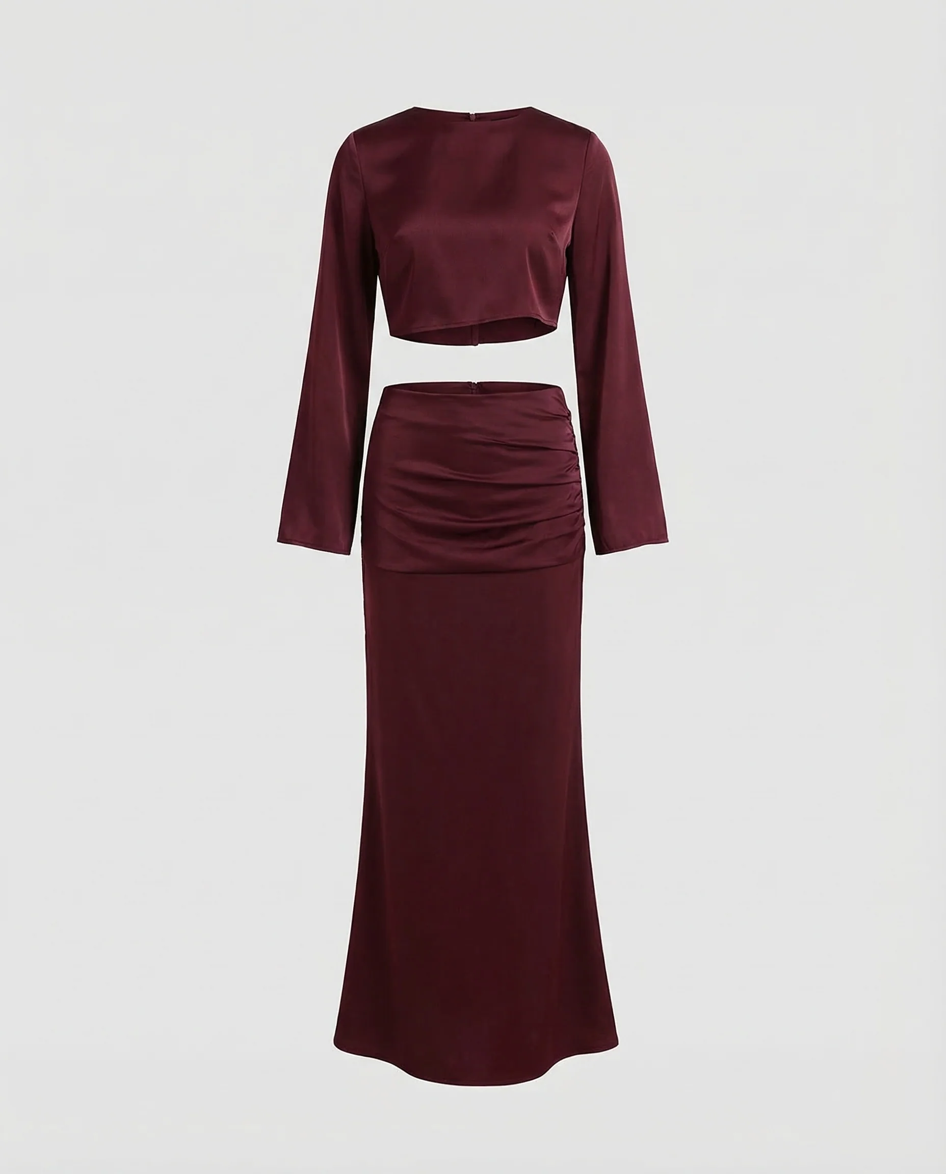 Damen Satin Abend Set - Image 3