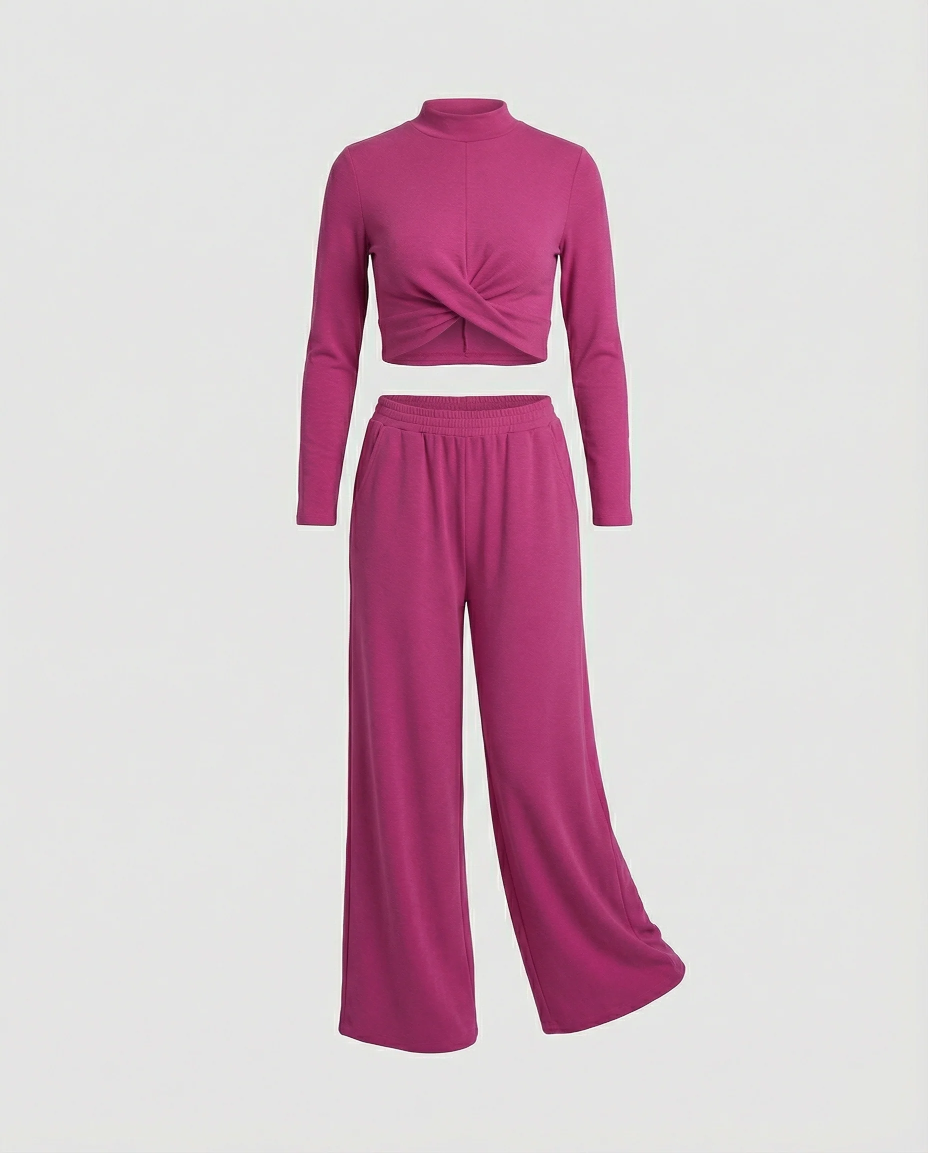 Zweiteiler Set Damen mit Twist-Oberteil - Image 4
