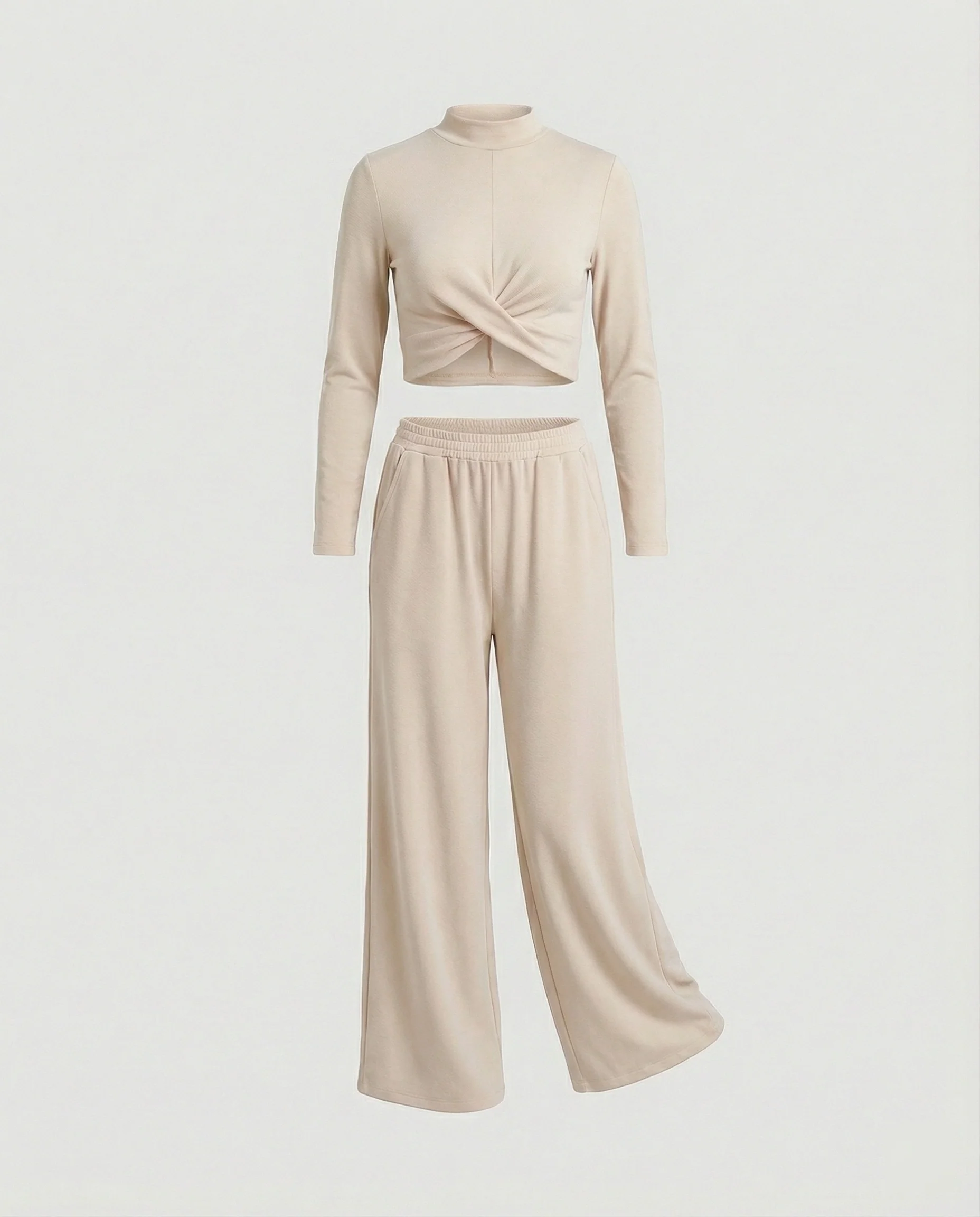 Zweiteiler Set Damen mit Twist-Oberteil - Image 5