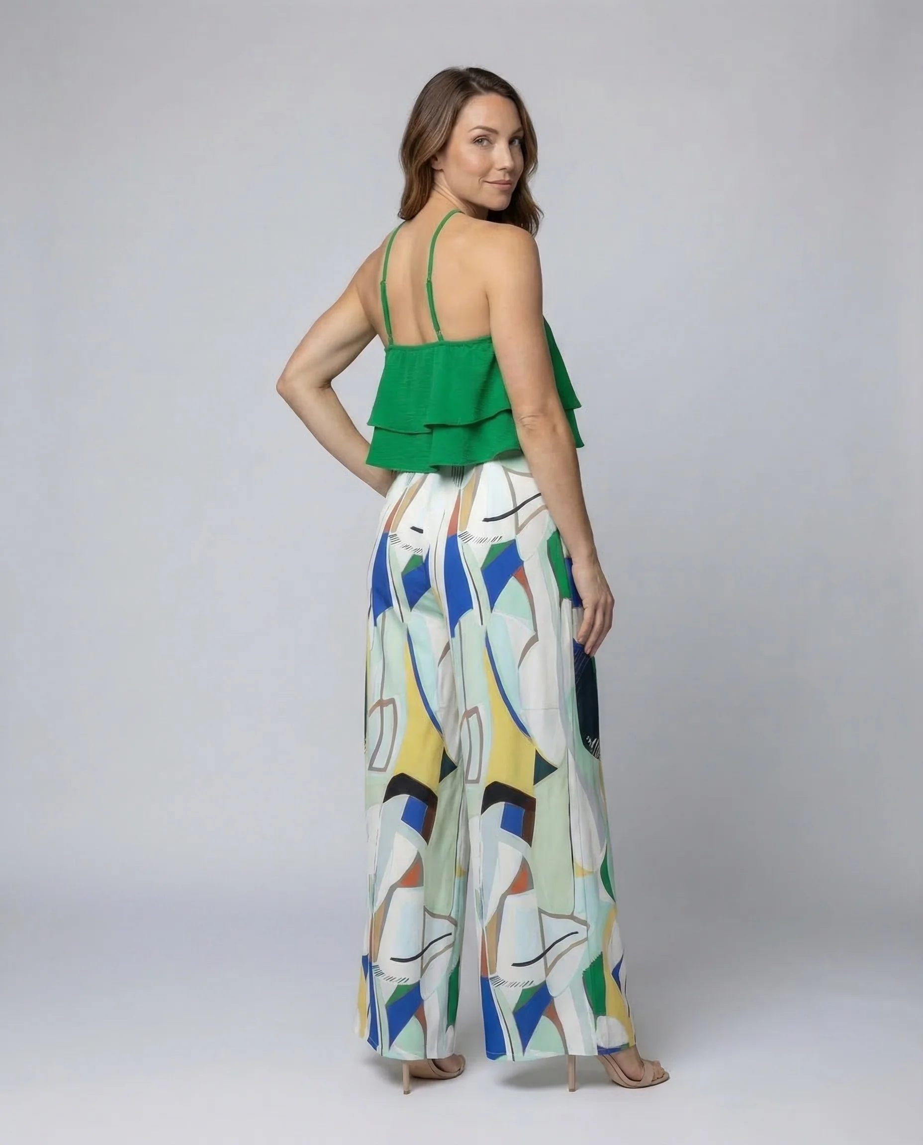 Damen Halter Top Set Maxirock - Image 3