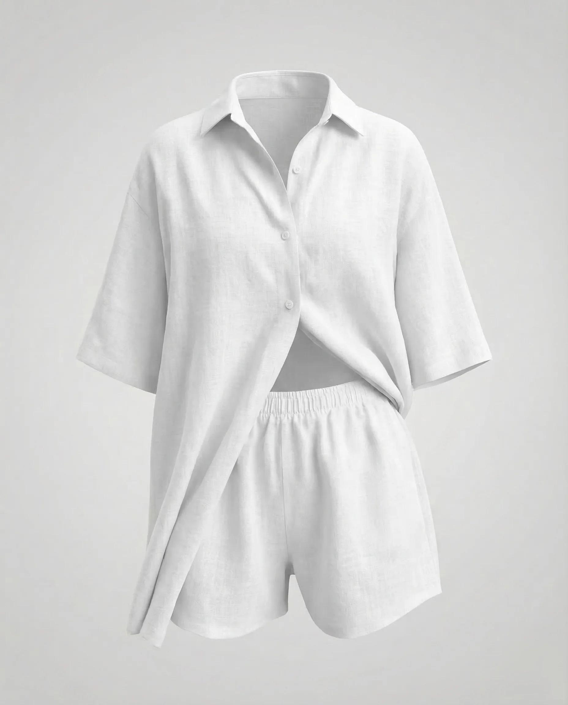 Damen Viskose-Mix Urlaubs-Set Shorts - Image 5