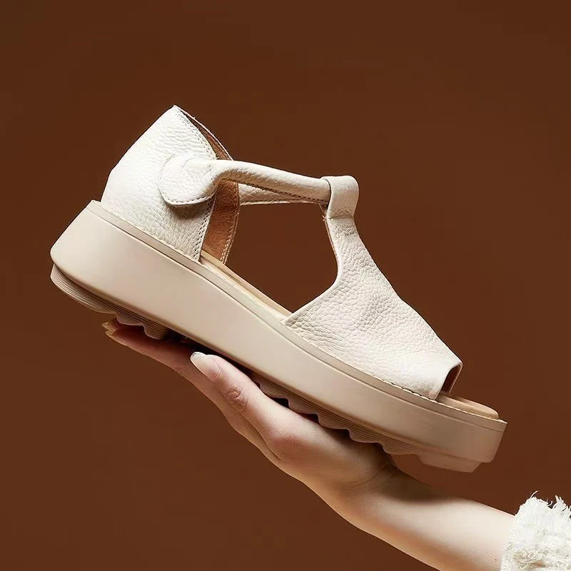 Damen Offene Sandalen mit verstellbarem Riemen und komfortabler Sohle Heidi Mode - Image 3