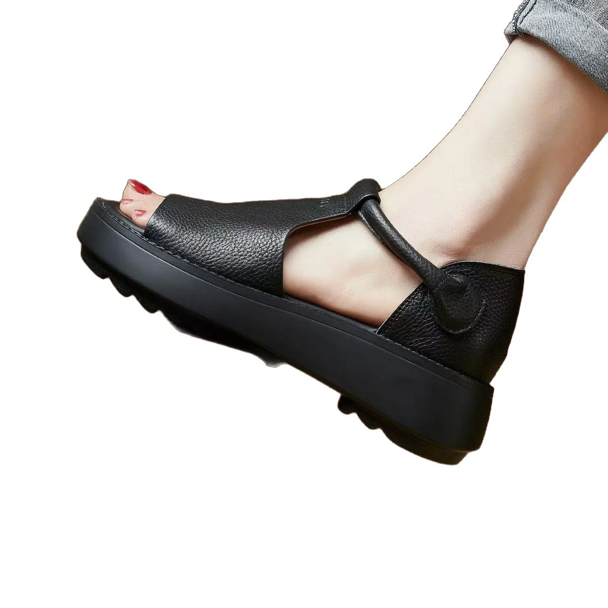 Damen Offene Sandalen mit verstellbarem Riemen und komfortabler Sohle Heidi Mode - Image 5