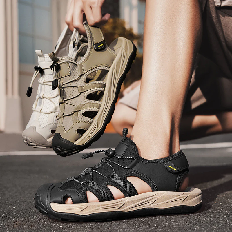 Damen Outdoor-Sandalen mit rutschfester Sohle und atmungsaktivem Obermaterial Heidi Mode - Image 4