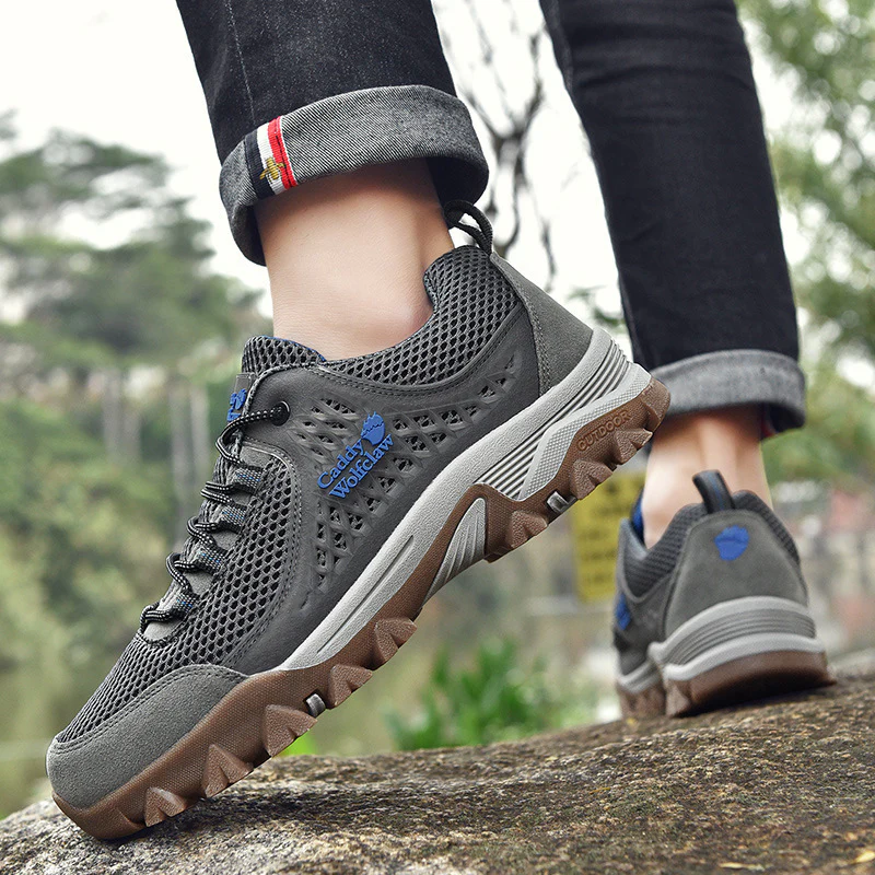 Damen Outdoor-Sneaker mit atmungsaktiver Mesh-Oberfläche und rutschfester Sohle Heidi Mode - Image 4