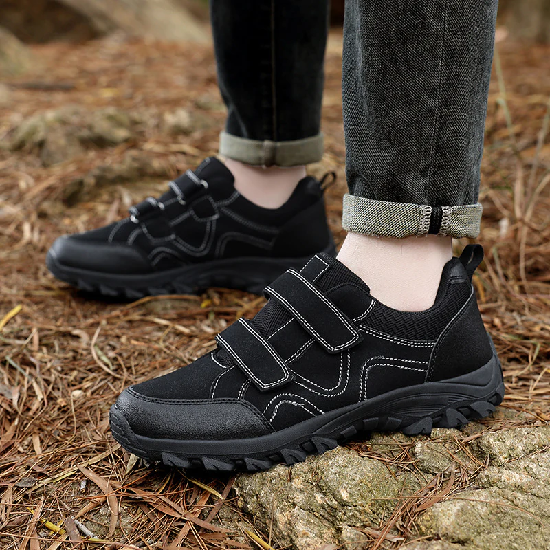 Damen Outdoor-Sneaker mit verstellbarem Klettverschluss und rutschfester Sohle Heidi Mode