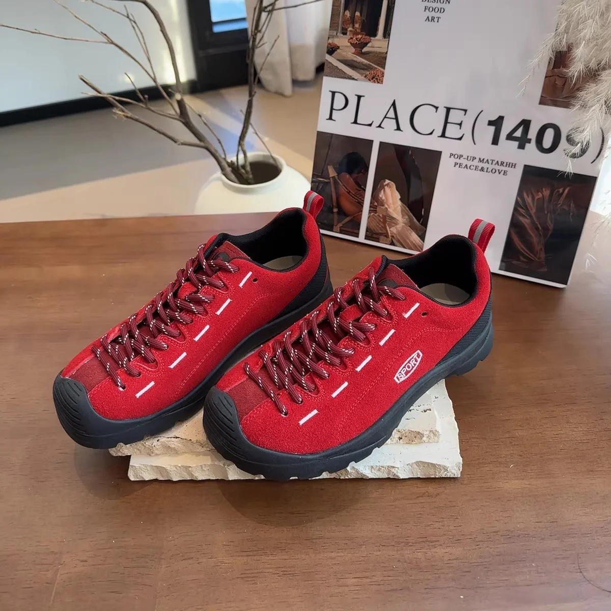 Damen Outdoor Sneakers mit robustem Obermaterial und rutschfester Sohle Heidi Mode - Image 4