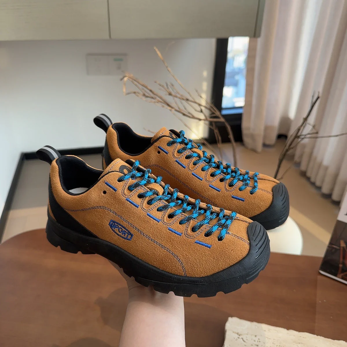 Damen Outdoor Sneakers mit robustem Obermaterial und rutschfester Sohle Heidi Mode - Image 6