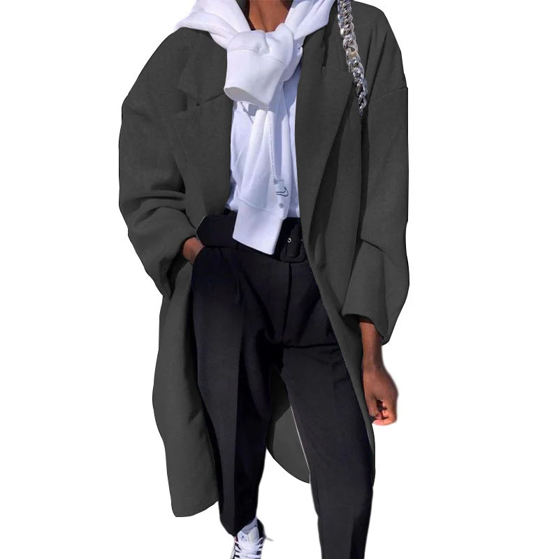 Damen Oversized Mantel Im Eleganten Design Heidi-Mode - Image 5
